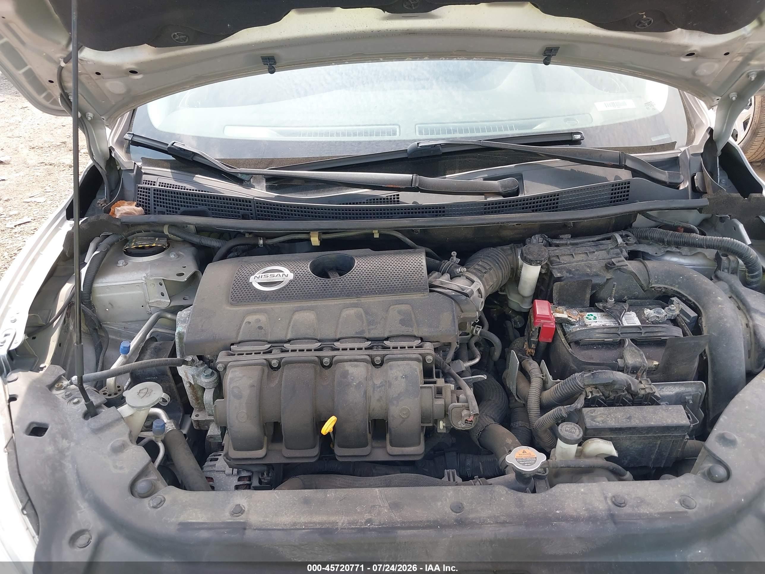 2015 Nissan Sentra Fe+ S/s/sl/sr/sv Silver vin: 3N1AB7AP3FY226022