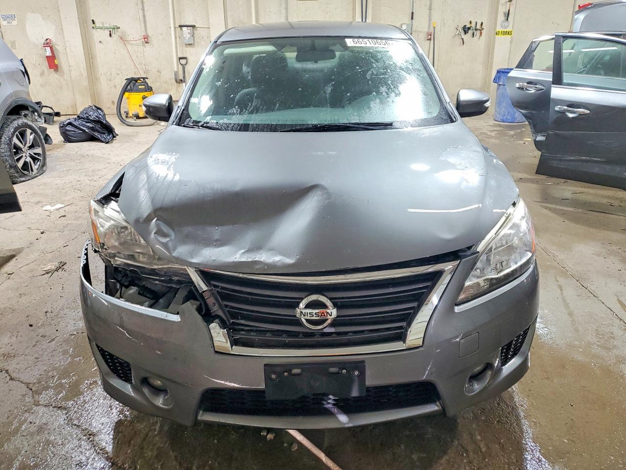 2015 Nissan Sentra Sr Gray vin: 3N1AB7AP3FY226036