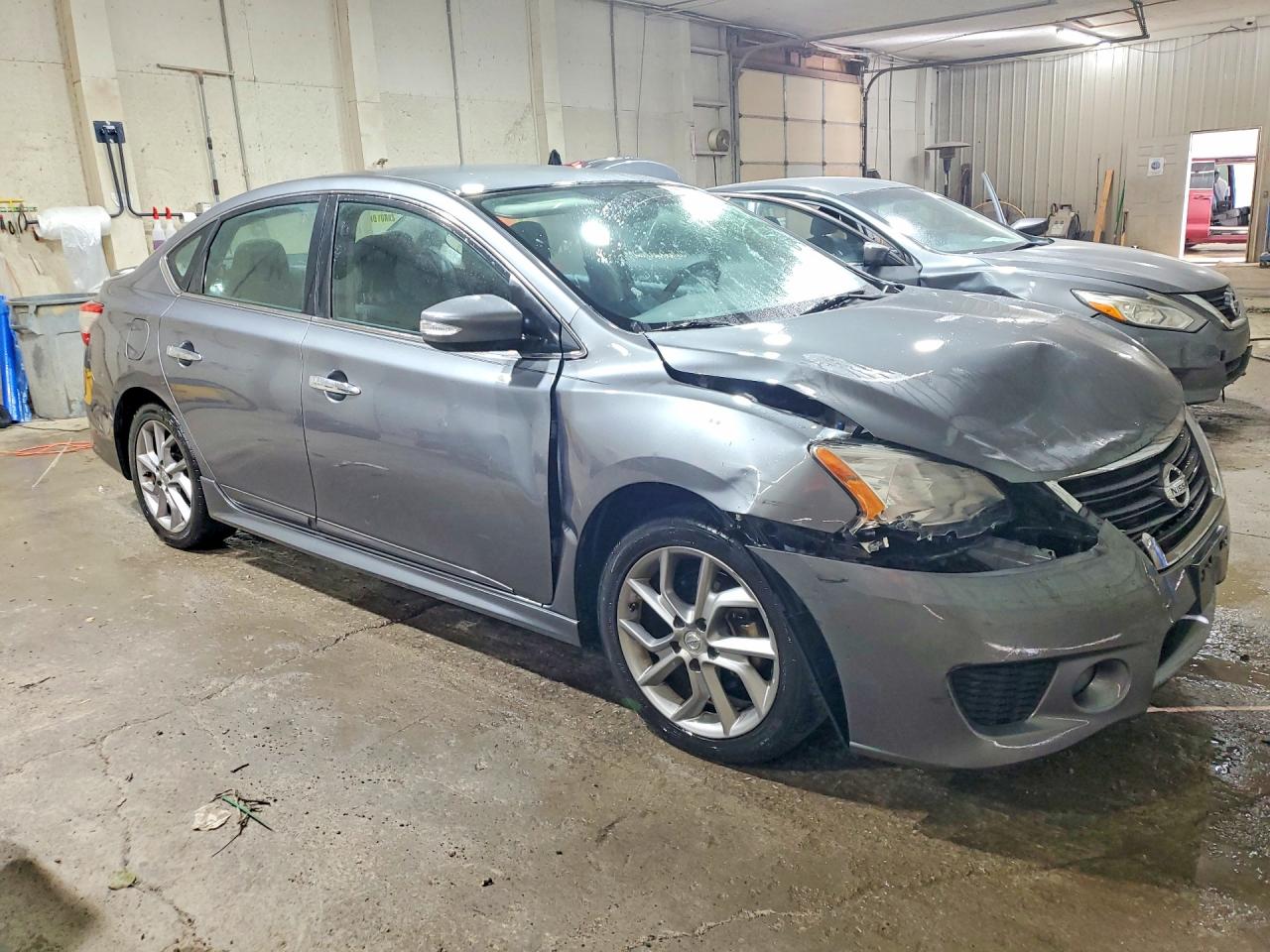 2015 Nissan Sentra Sr Gray vin: 3N1AB7AP3FY226036