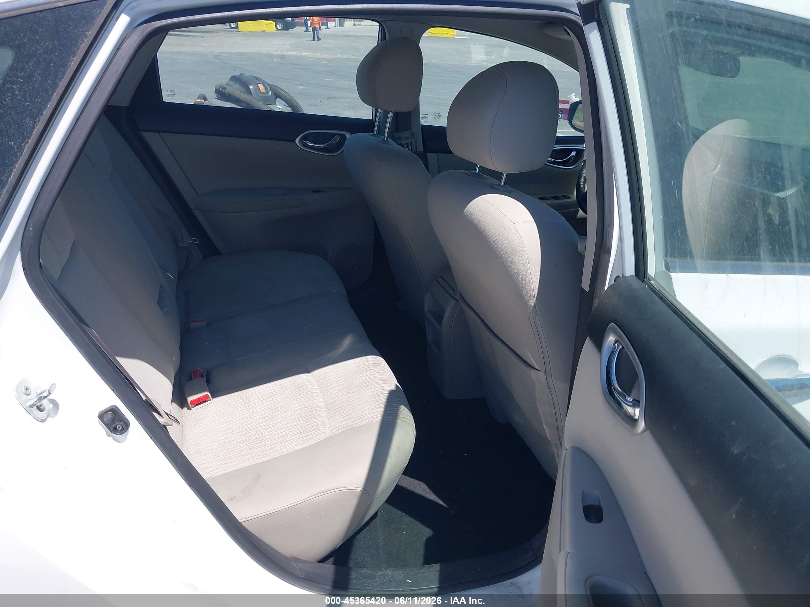 2015 Nissan Sentra Fe+ S/s/sl/sr/sv White vin: 3N1AB7AP3FY230894