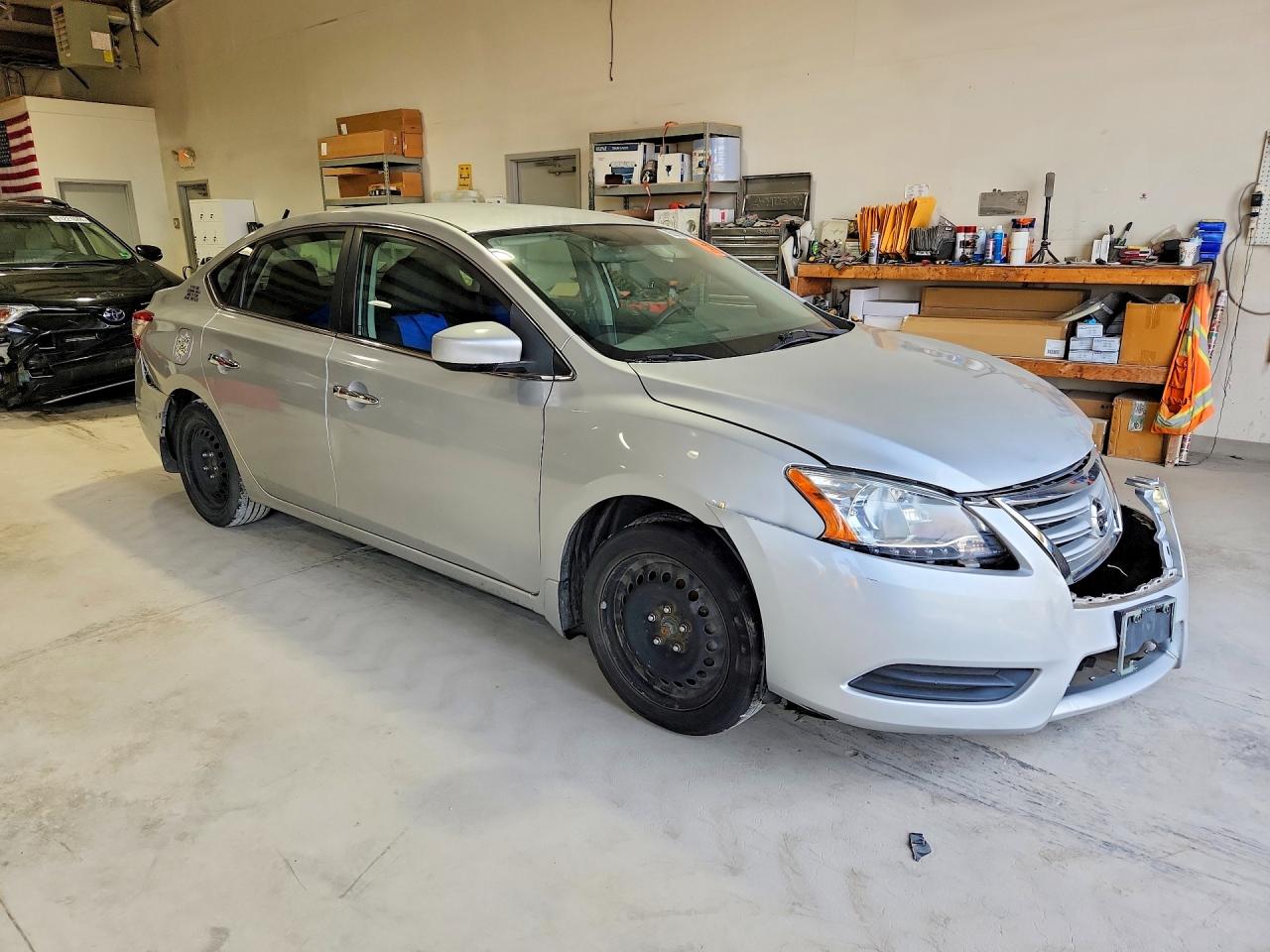 2015 Nissan Sentra S Silver vin: 3N1AB7AP3FY233441