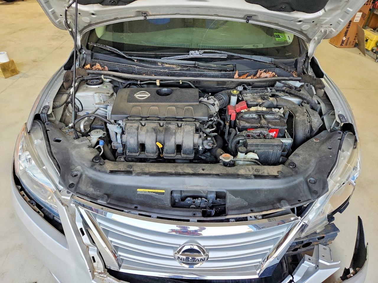 2015 Nissan Sentra S Silver vin: 3N1AB7AP3FY233441