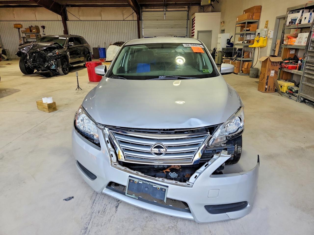 2015 Nissan Sentra S Silver vin: 3N1AB7AP3FY233441