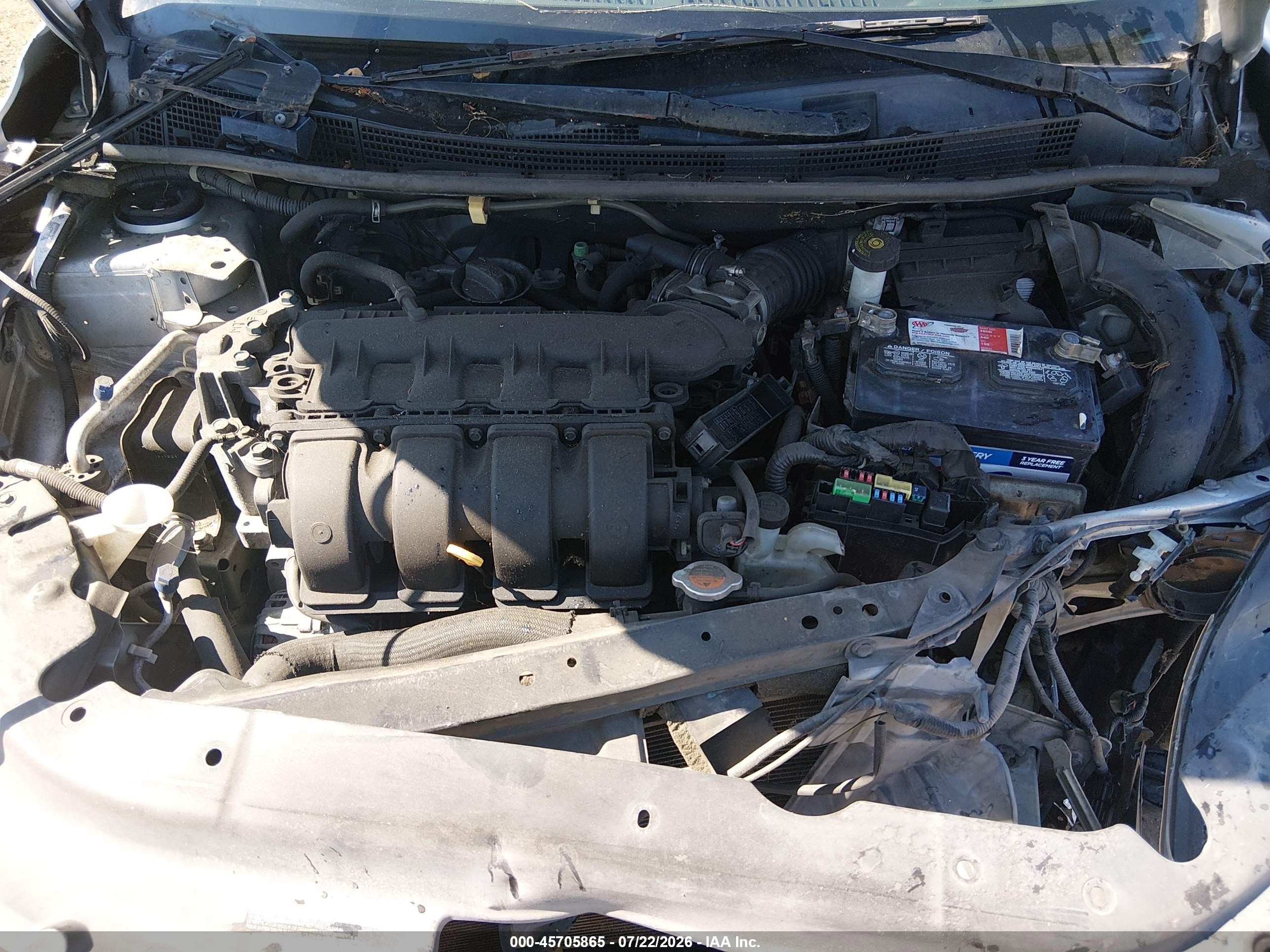 2015 Nissan Sentra Fe+ S/s/sl/sr/sv Silver vin: 3N1AB7AP3FY234704
