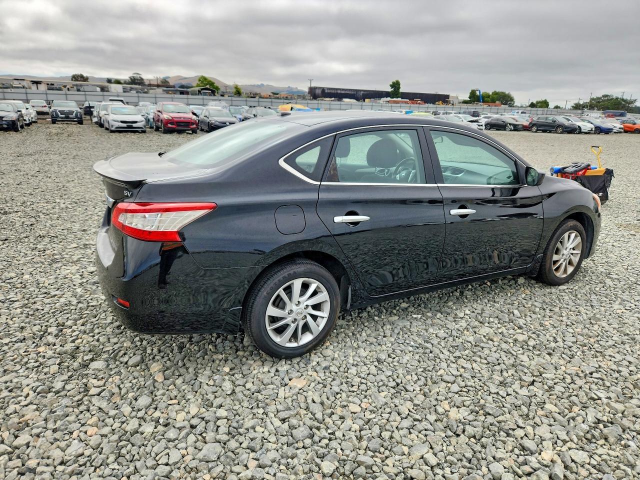 2015 Nissan Sentra Sv Black vin: 3N1AB7AP3FY234945