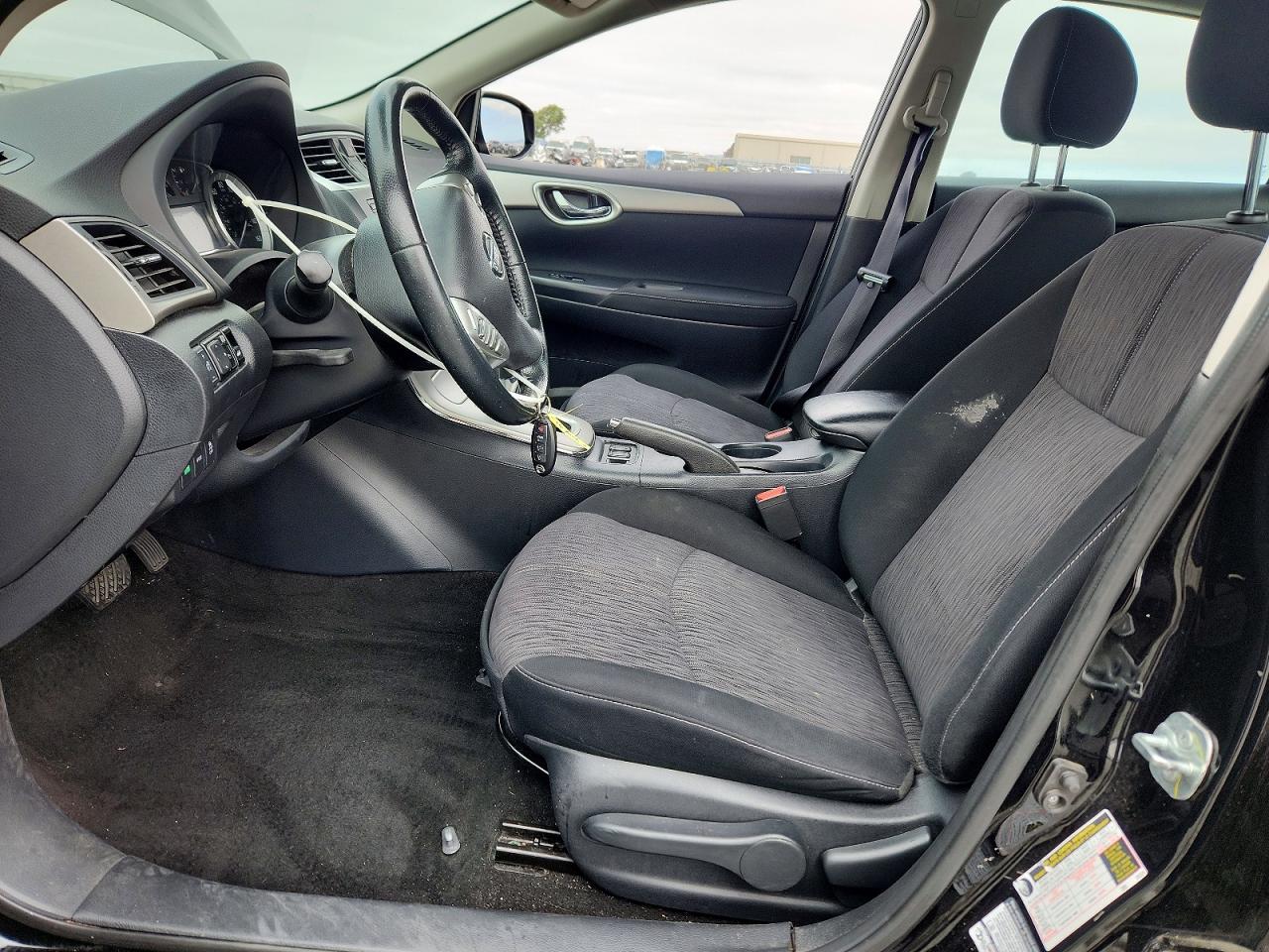 2015 Nissan Sentra Sv Black vin: 3N1AB7AP3FY234945