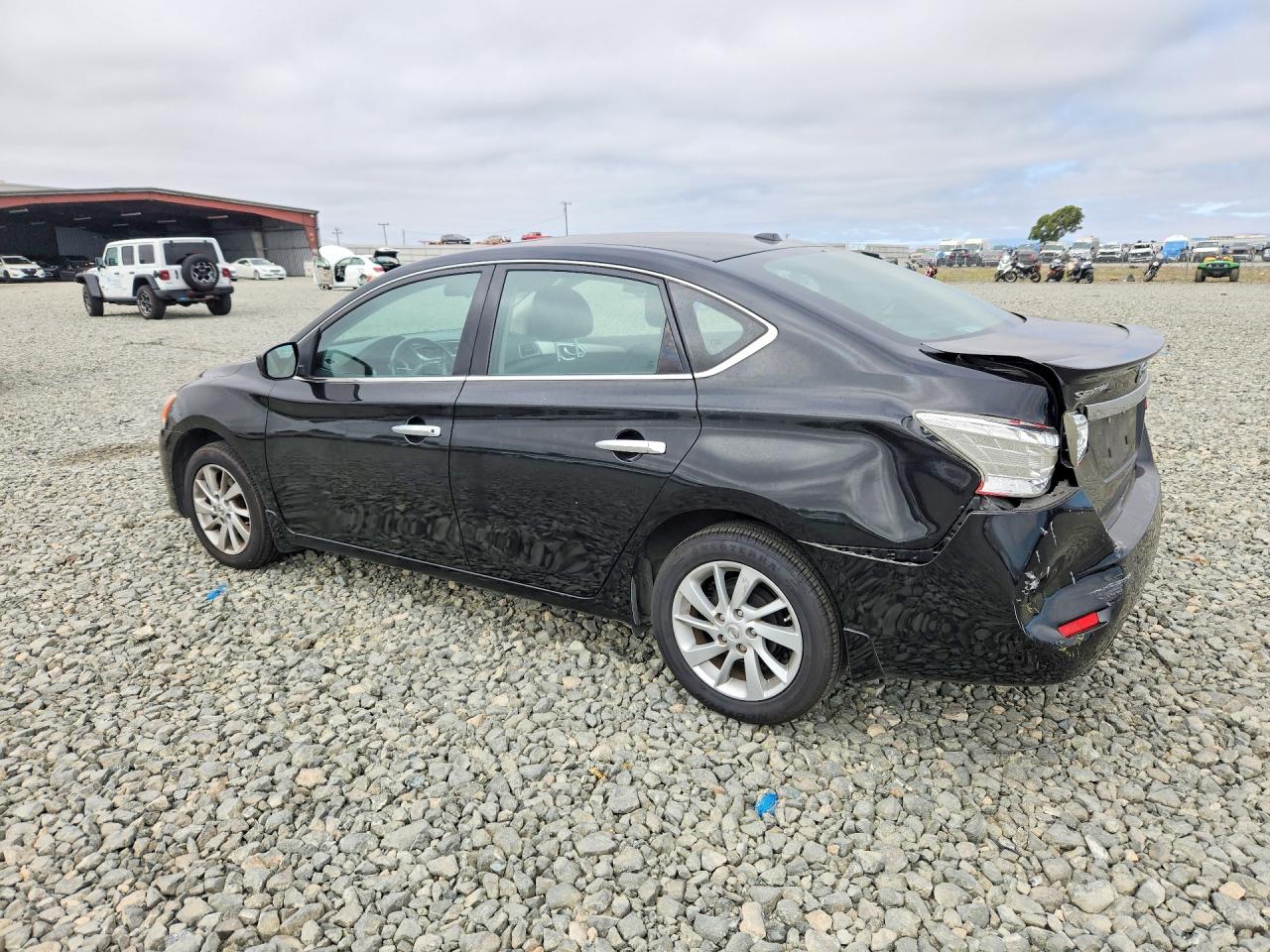 2015 Nissan Sentra Sv Black vin: 3N1AB7AP3FY234945