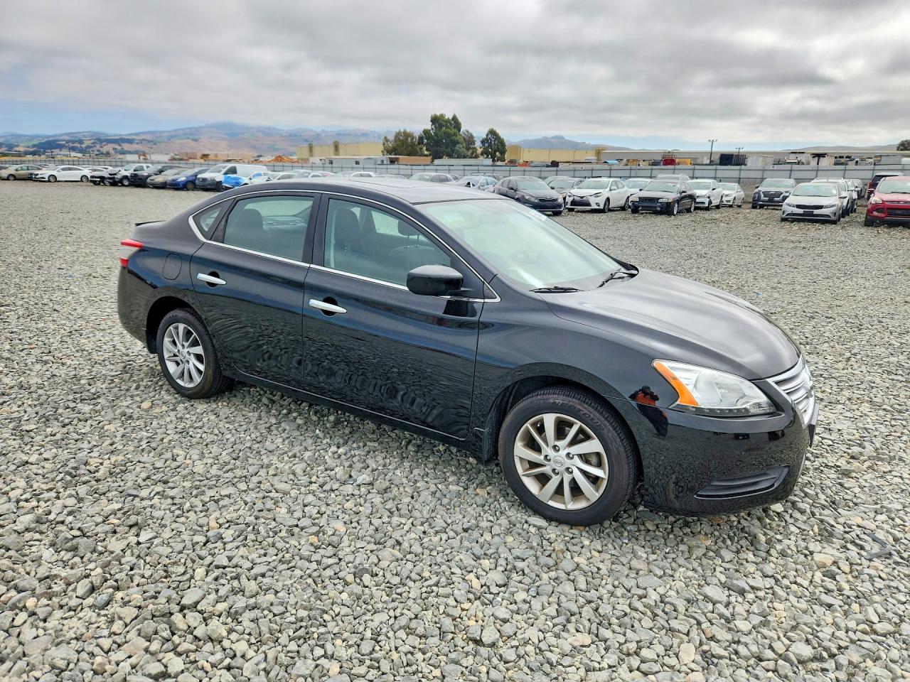2015 Nissan Sentra Sv Black vin: 3N1AB7AP3FY234945