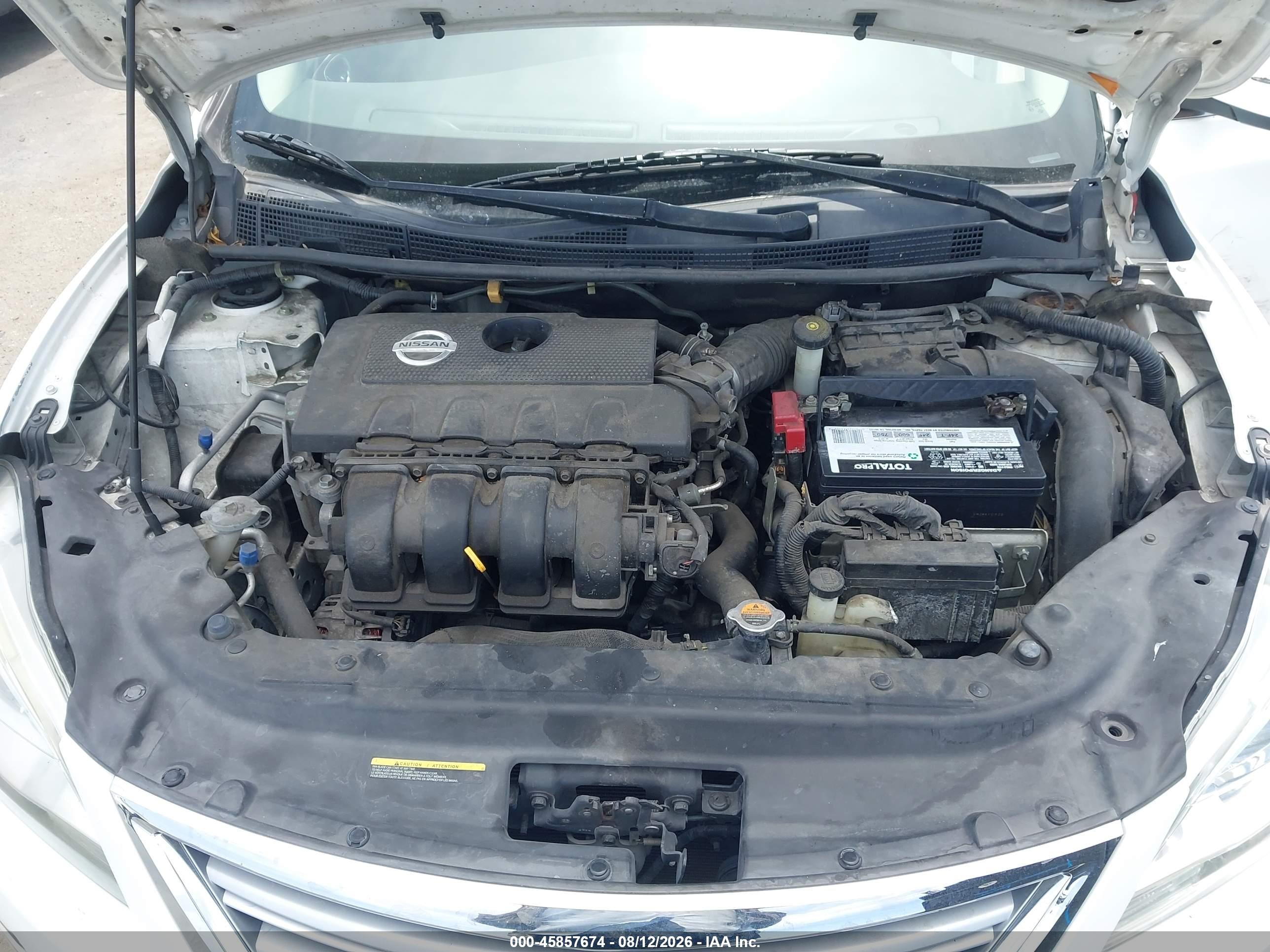 2015 Nissan Sentra Fe+ S/s/sl/sr/sv White vin: 3N1AB7AP3FY236758