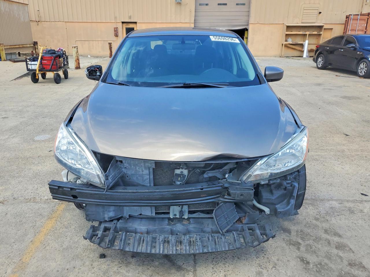 2015 Nissan Sentra Sv Gray vin: 3N1AB7AP3FY237988
