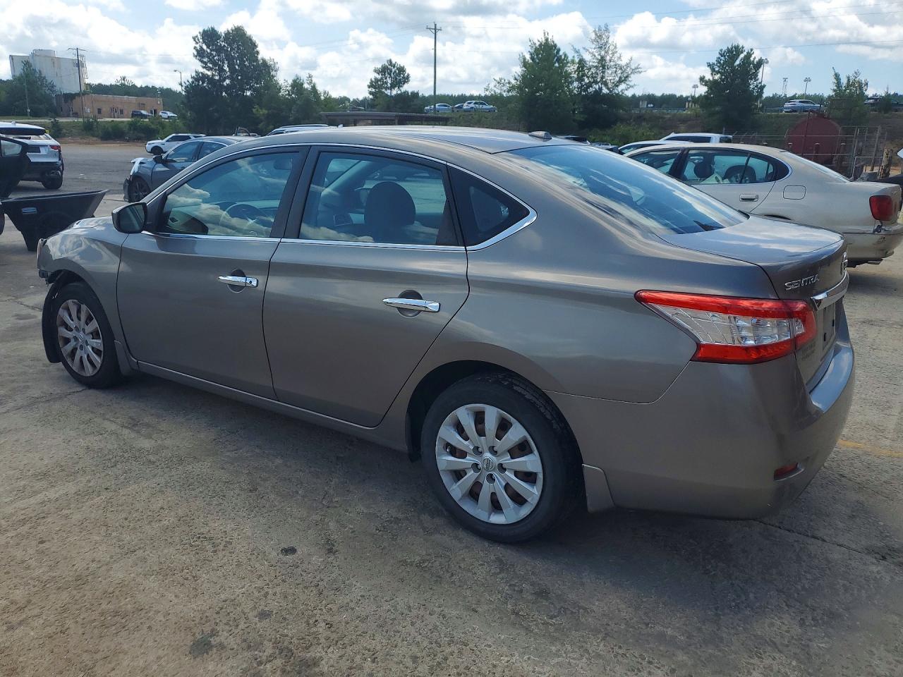 2015 Nissan Sentra Sv Gray vin: 3N1AB7AP3FY237988