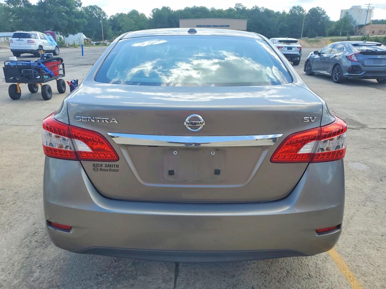 2015 Nissan Sentra Sv Gray vin: 3N1AB7AP3FY237988