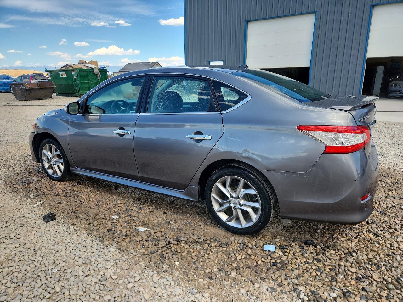 2015 Nissan Sentra Sr Gray vin: 3N1AB7AP3FY241524