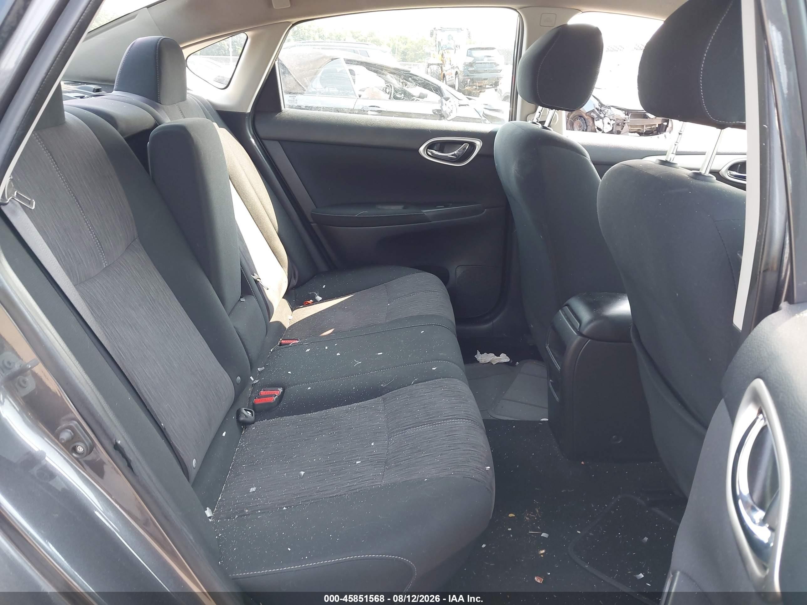2015 Nissan Sentra Sv Gray vin: 3N1AB7AP3FY242088