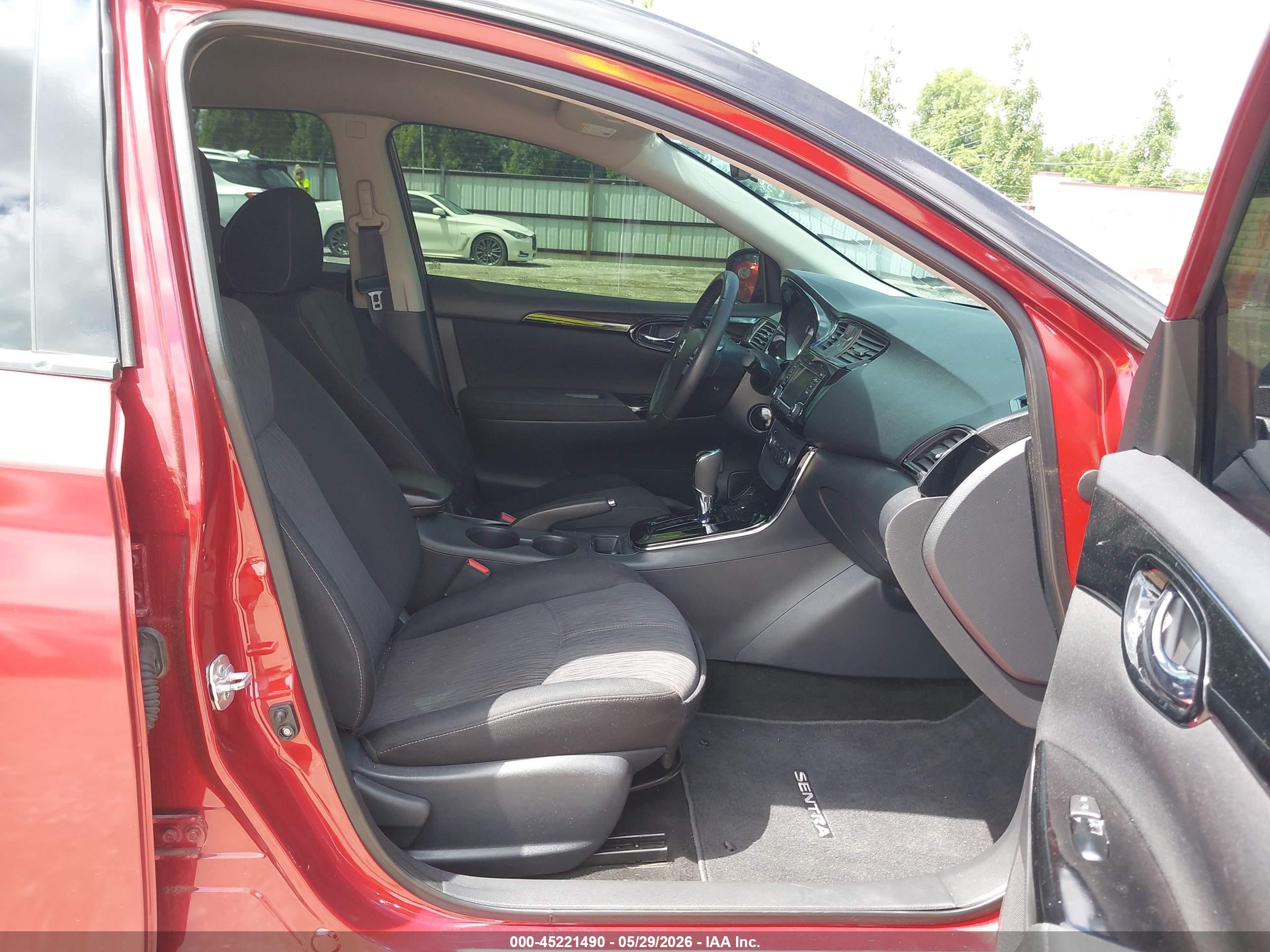 2015 Nissan Sentra Fe+ S/s/sl/sr/sv Red vin: 3N1AB7AP3FY246898