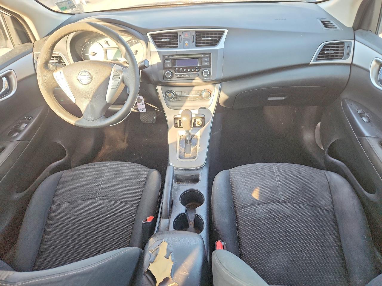 2015 Nissan Sentra S White vin: 3N1AB7AP3FY247131