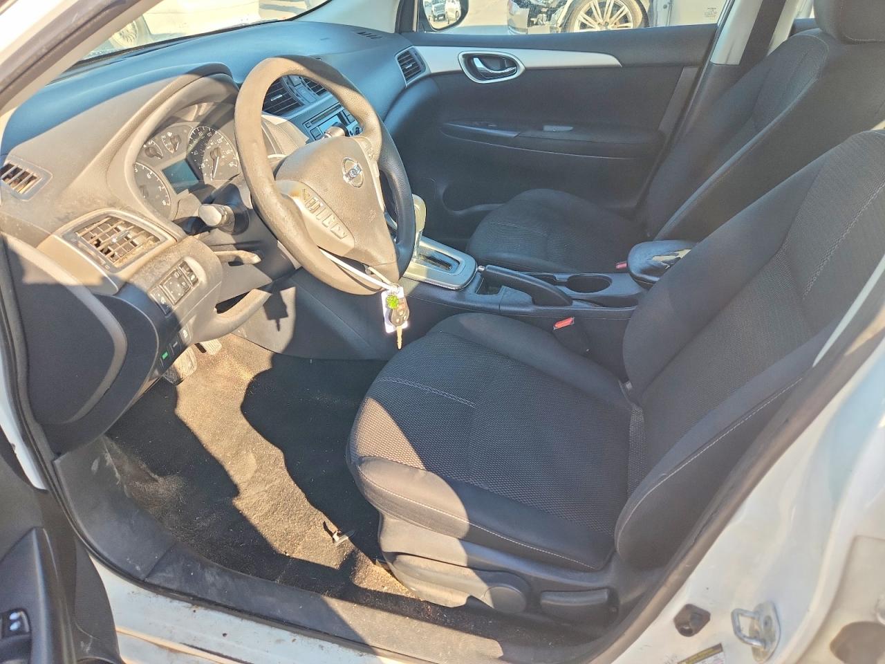 2015 Nissan Sentra S White vin: 3N1AB7AP3FY247131