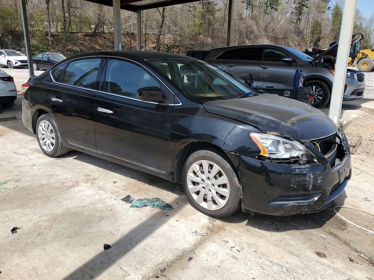 2015 Nissan Sentra Black vin: 3N1AB7AP3FY250515