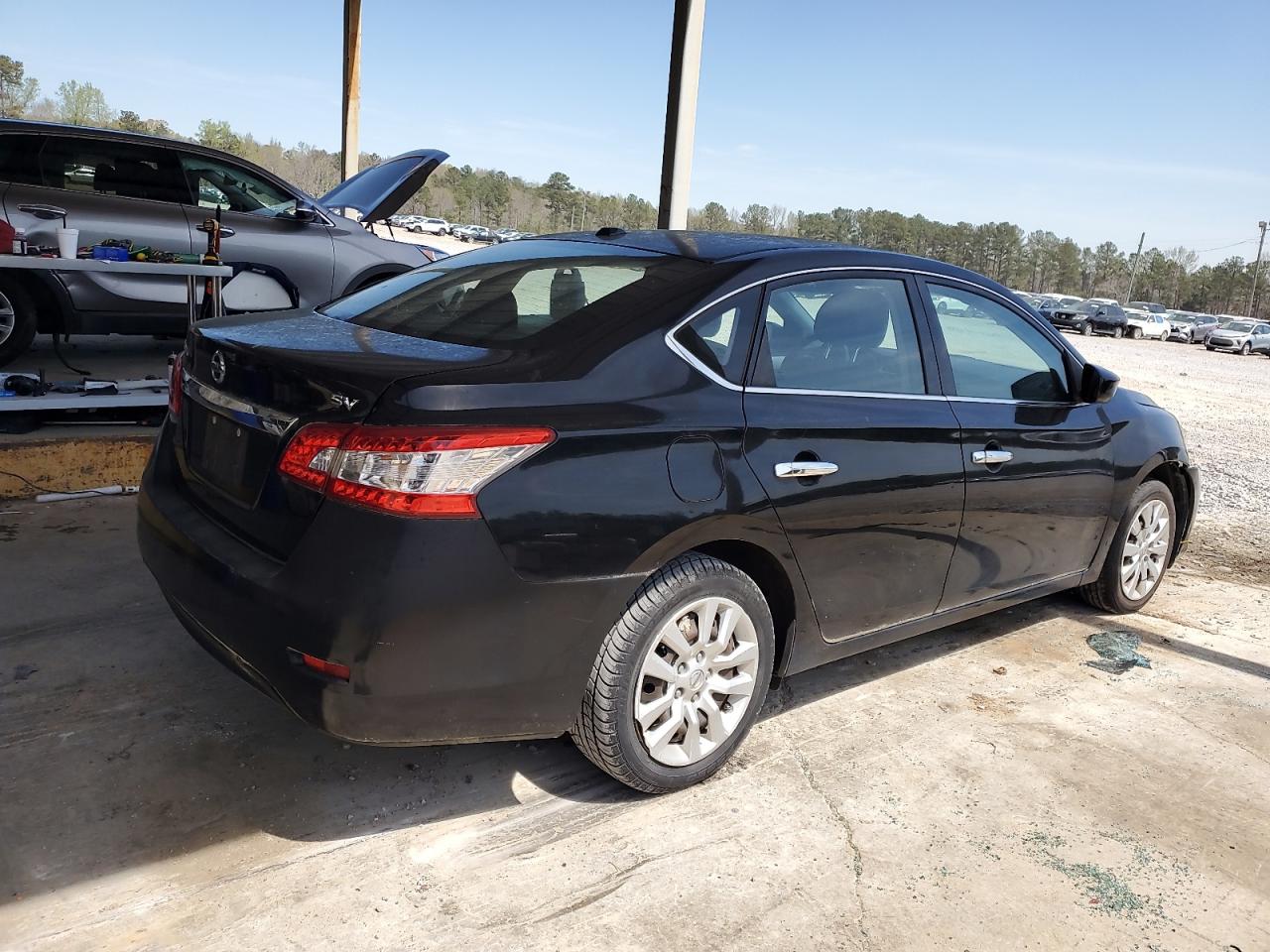 2015 Nissan Sentra Black vin: 3N1AB7AP3FY250515
