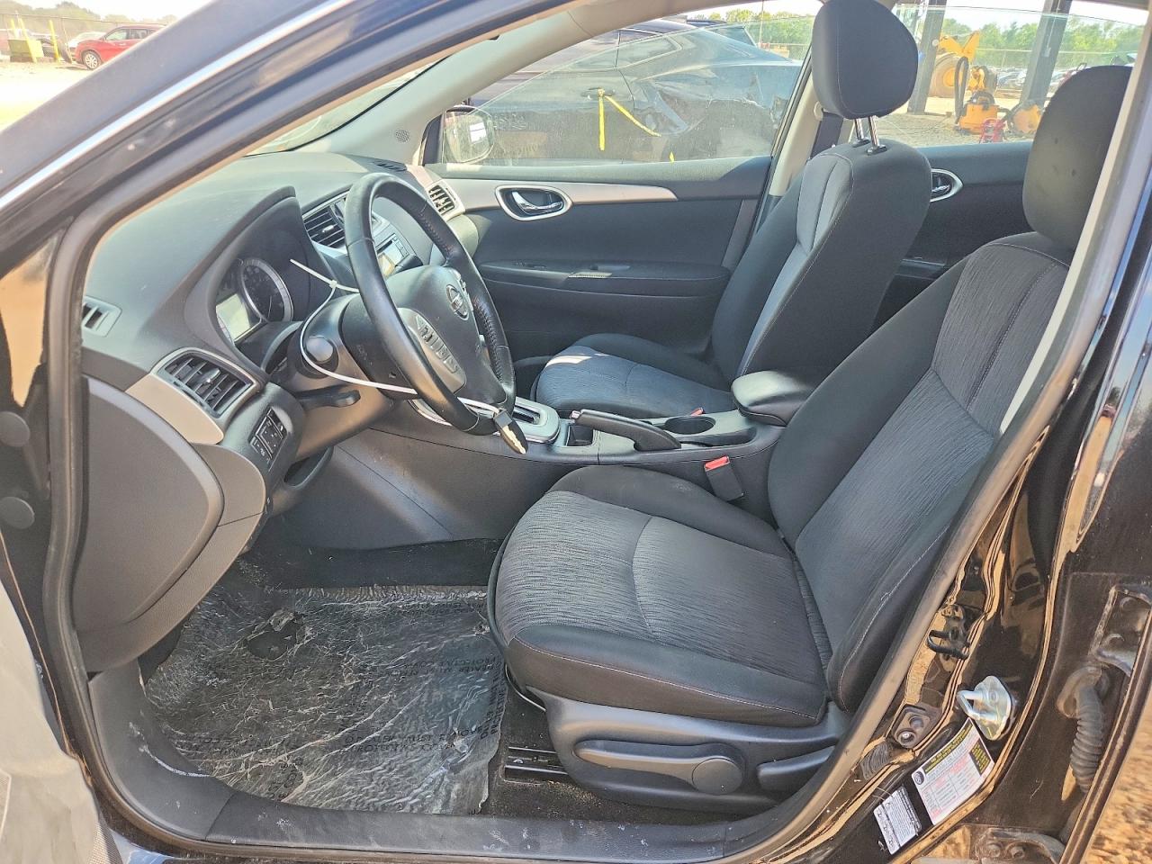 2015 Nissan Sentra Sv Black vin: 3N1AB7AP3FY250515