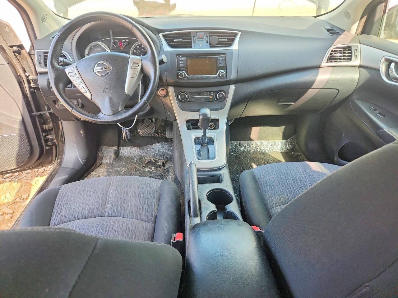 2015 Nissan Sentra Sv Black vin: 3N1AB7AP3FY250515