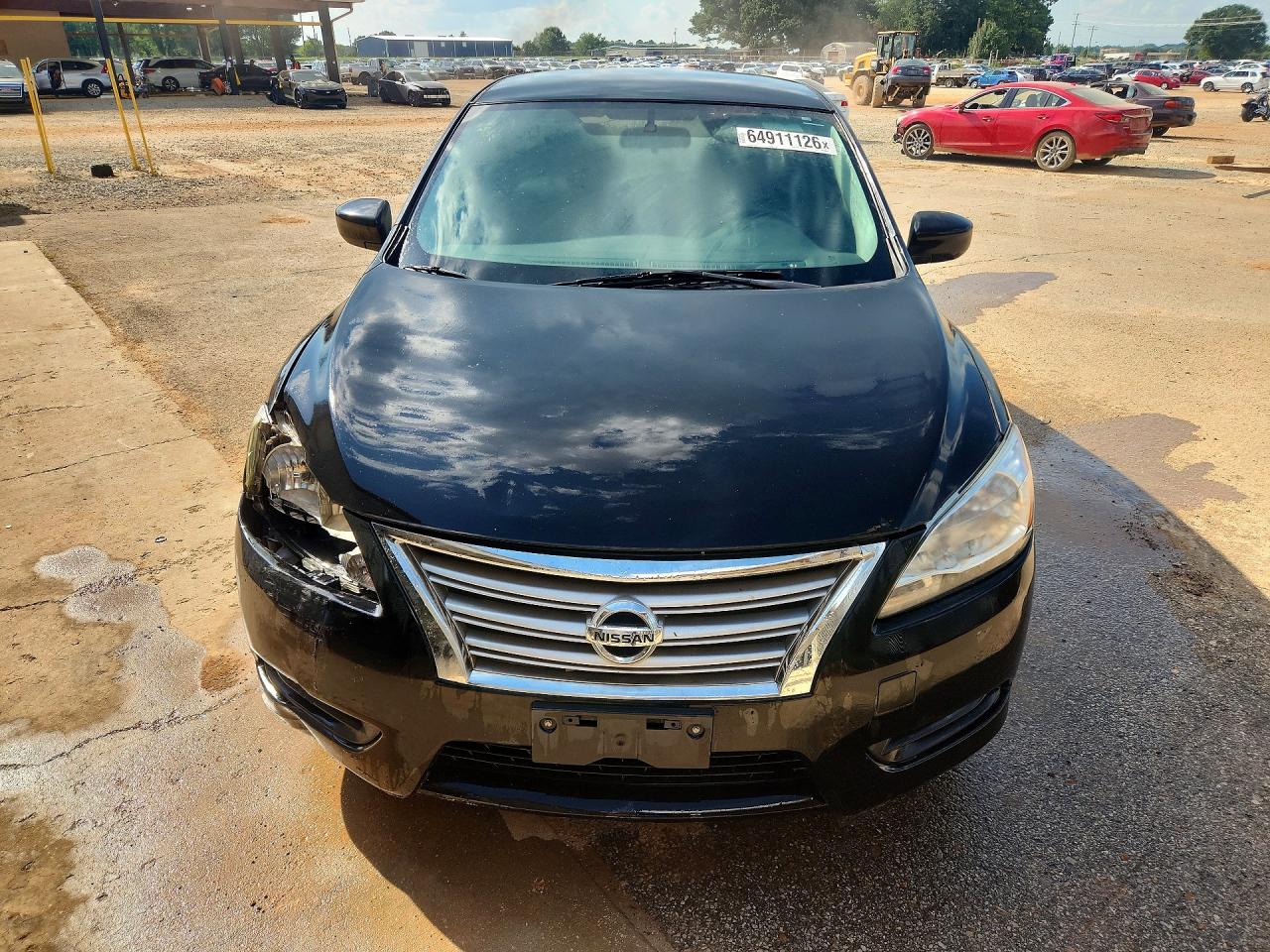 2015 Nissan Sentra Sv Black vin: 3N1AB7AP3FY250515