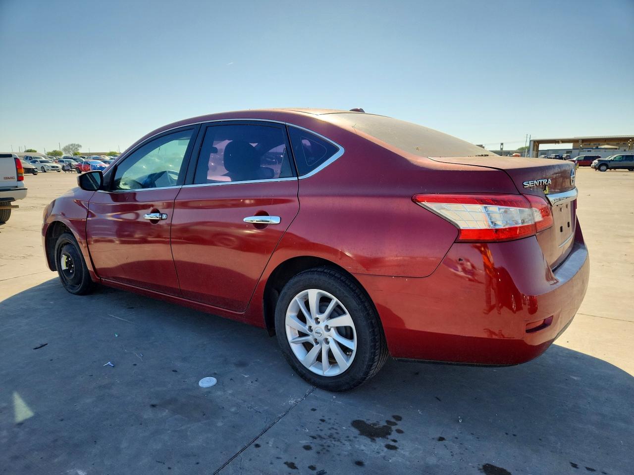 2015 Nissan Sentra Sv Burgundy vin: 3N1AB7AP3FY252040