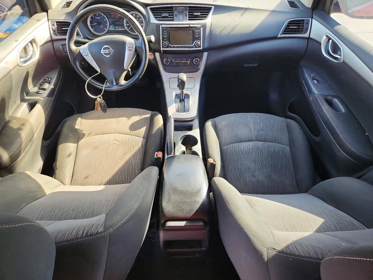 2015 Nissan Sentra Sv Burgundy vin: 3N1AB7AP3FY252040