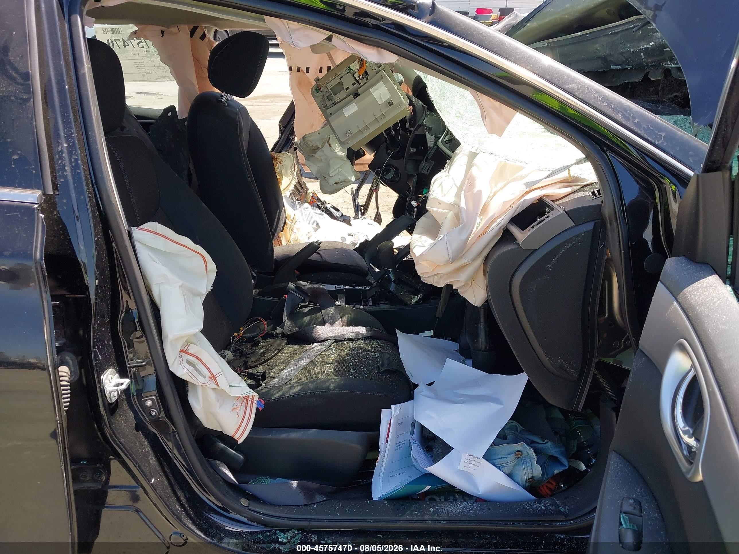 2015 Nissan Sentra S Черный vin: 3N1AB7AP3FY256007