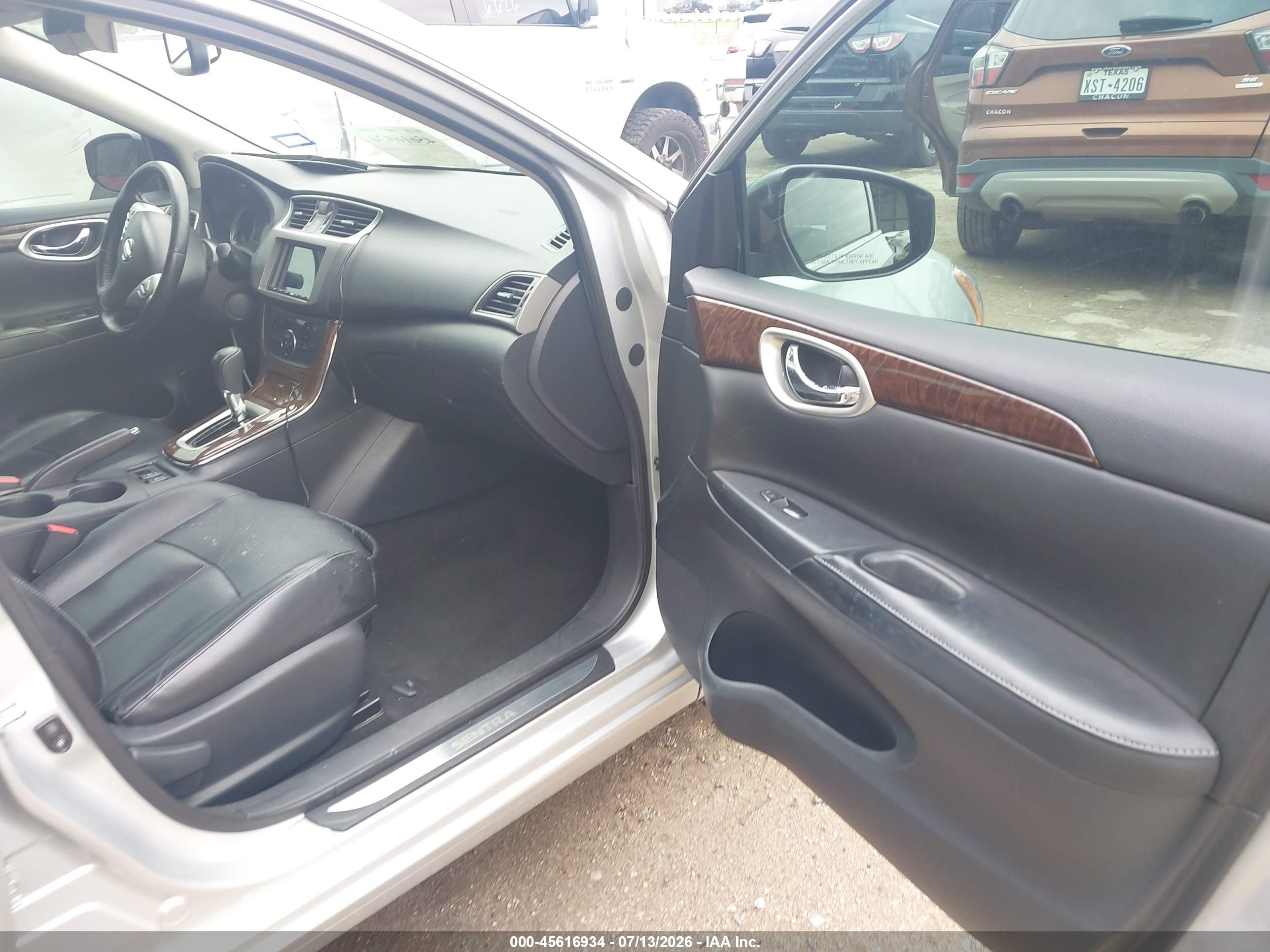 2015 Nissan Sentra Sl Silver vin: 3N1AB7AP3FY256542
