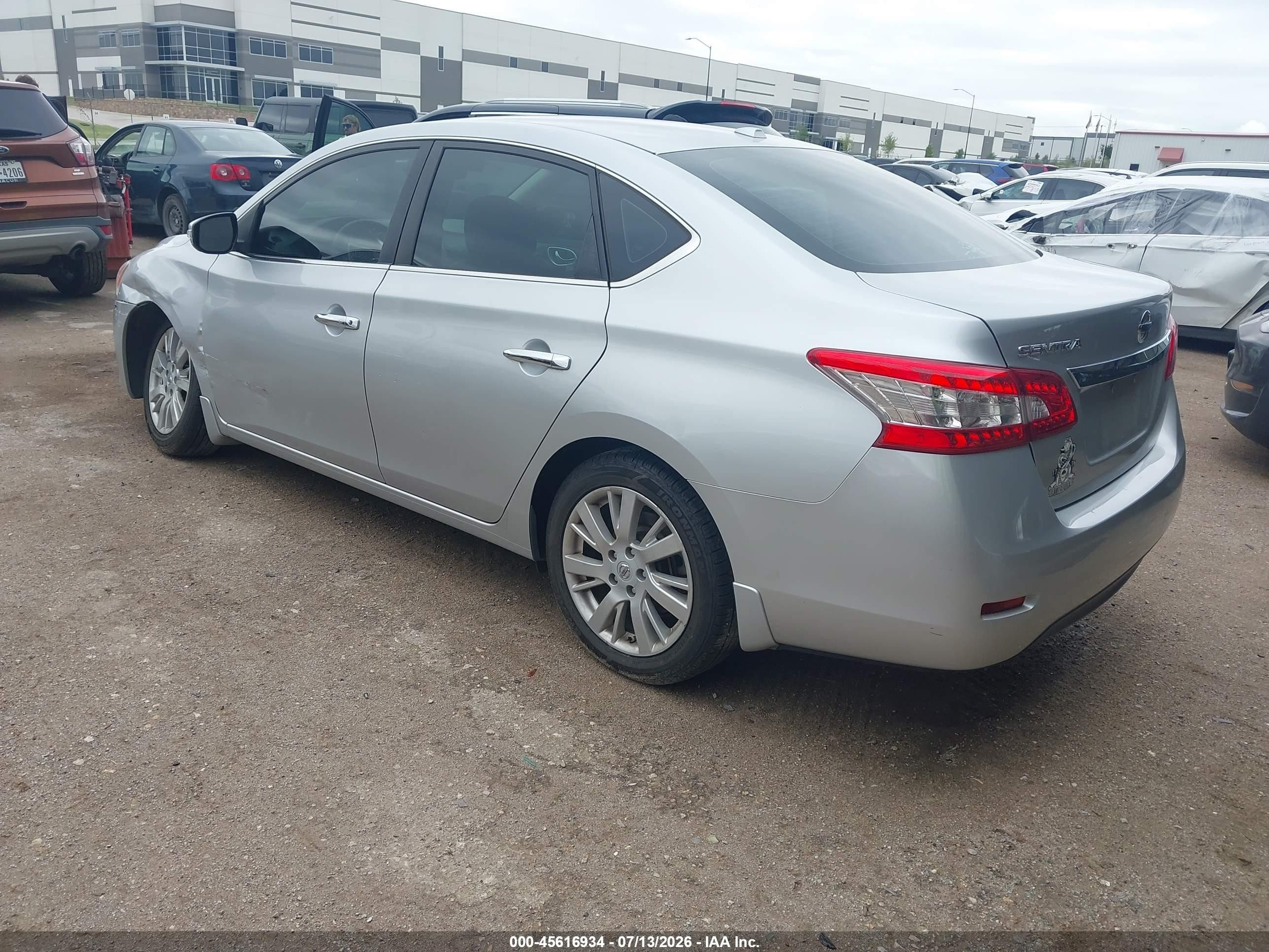 2015 Nissan Sentra Sl Silver vin: 3N1AB7AP3FY256542