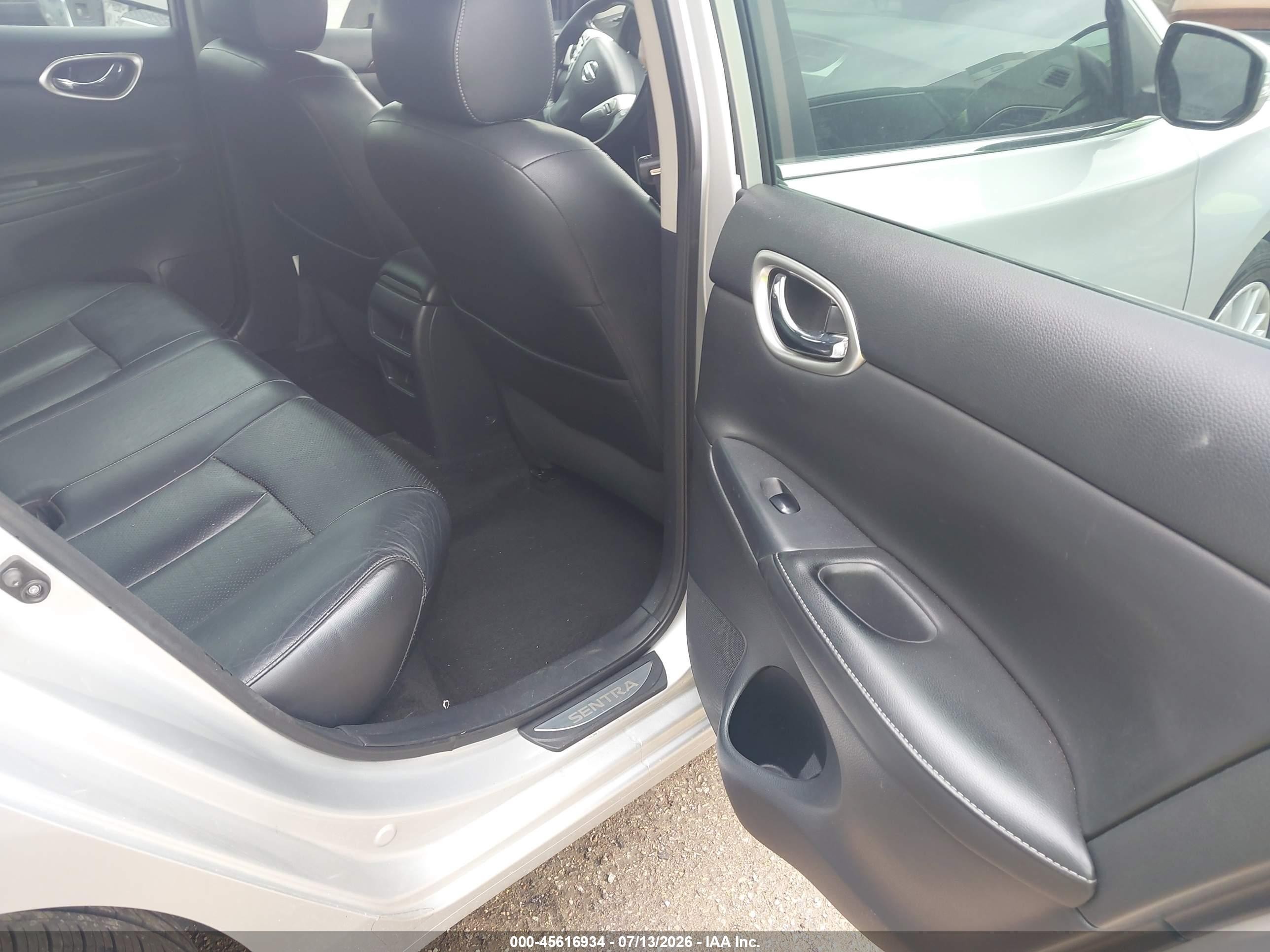2015 Nissan Sentra Sl Silver vin: 3N1AB7AP3FY256542