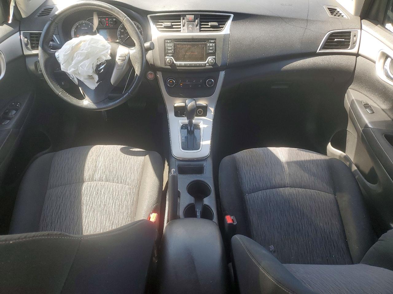 2015 Nissan Sentra Sv White vin: 3N1AB7AP3FY258727