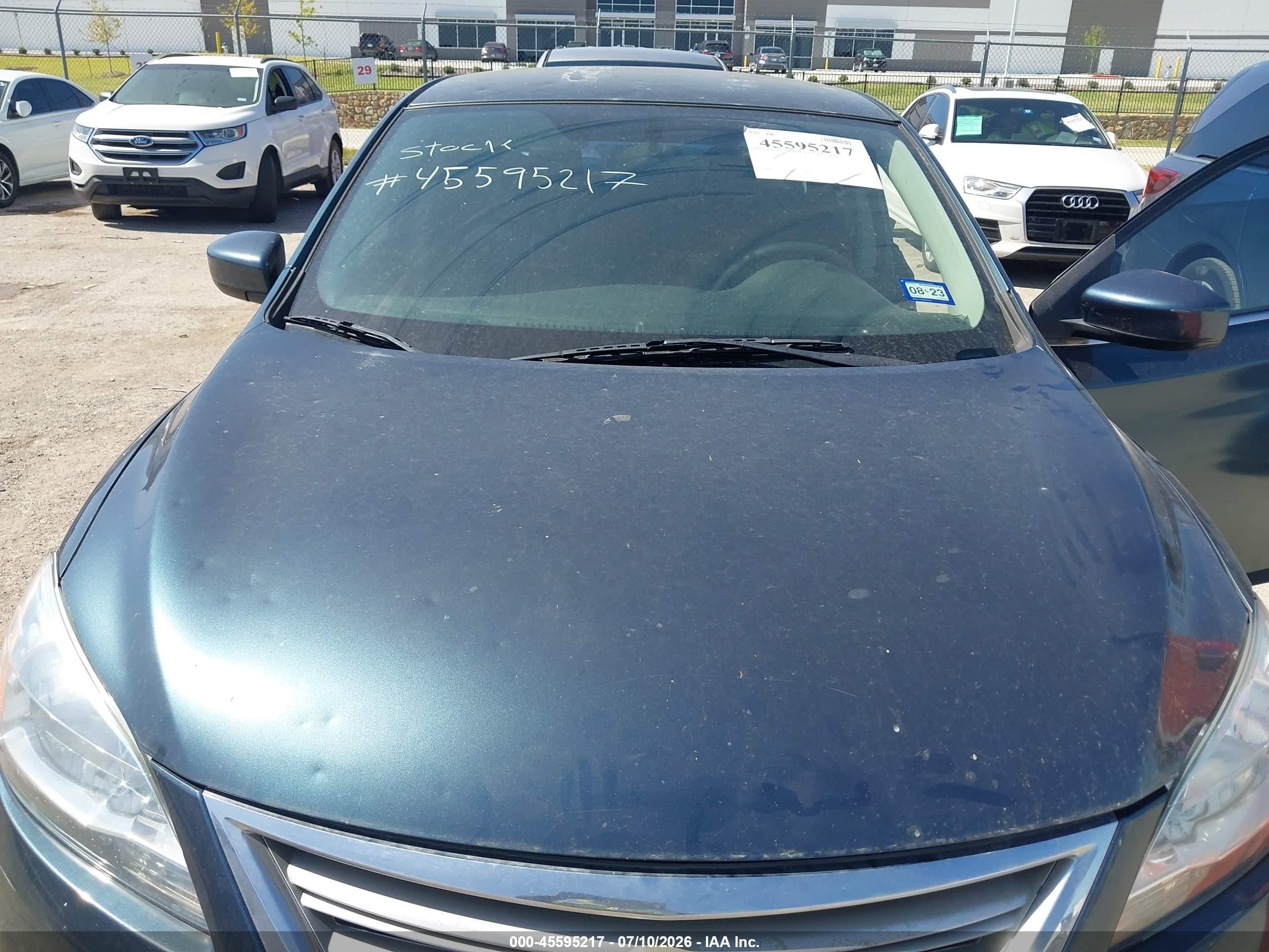 2015 Nissan Sentra Sv Blue vin: 3N1AB7AP3FY262664