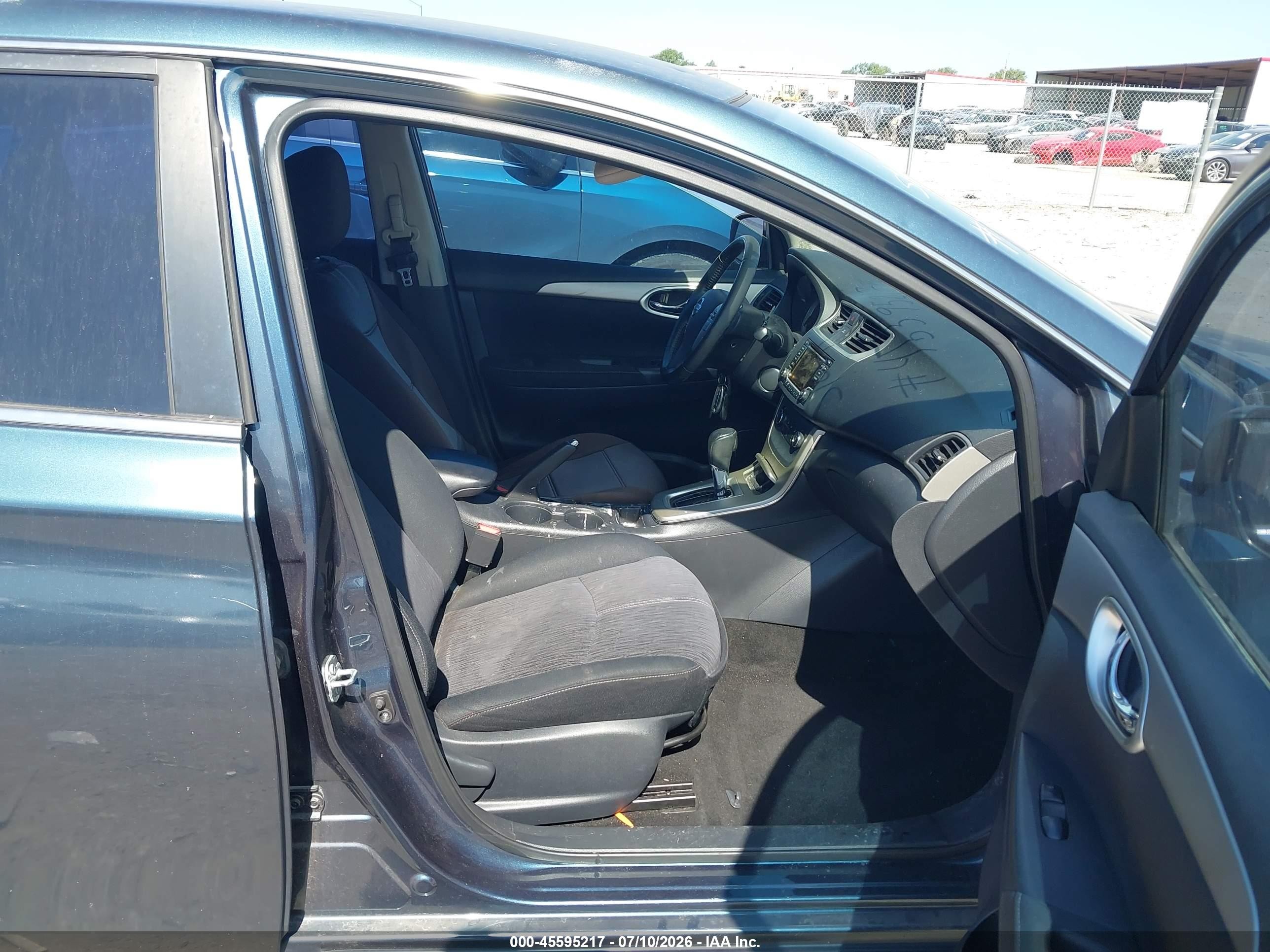 2015 Nissan Sentra Sv Blue vin: 3N1AB7AP3FY262664