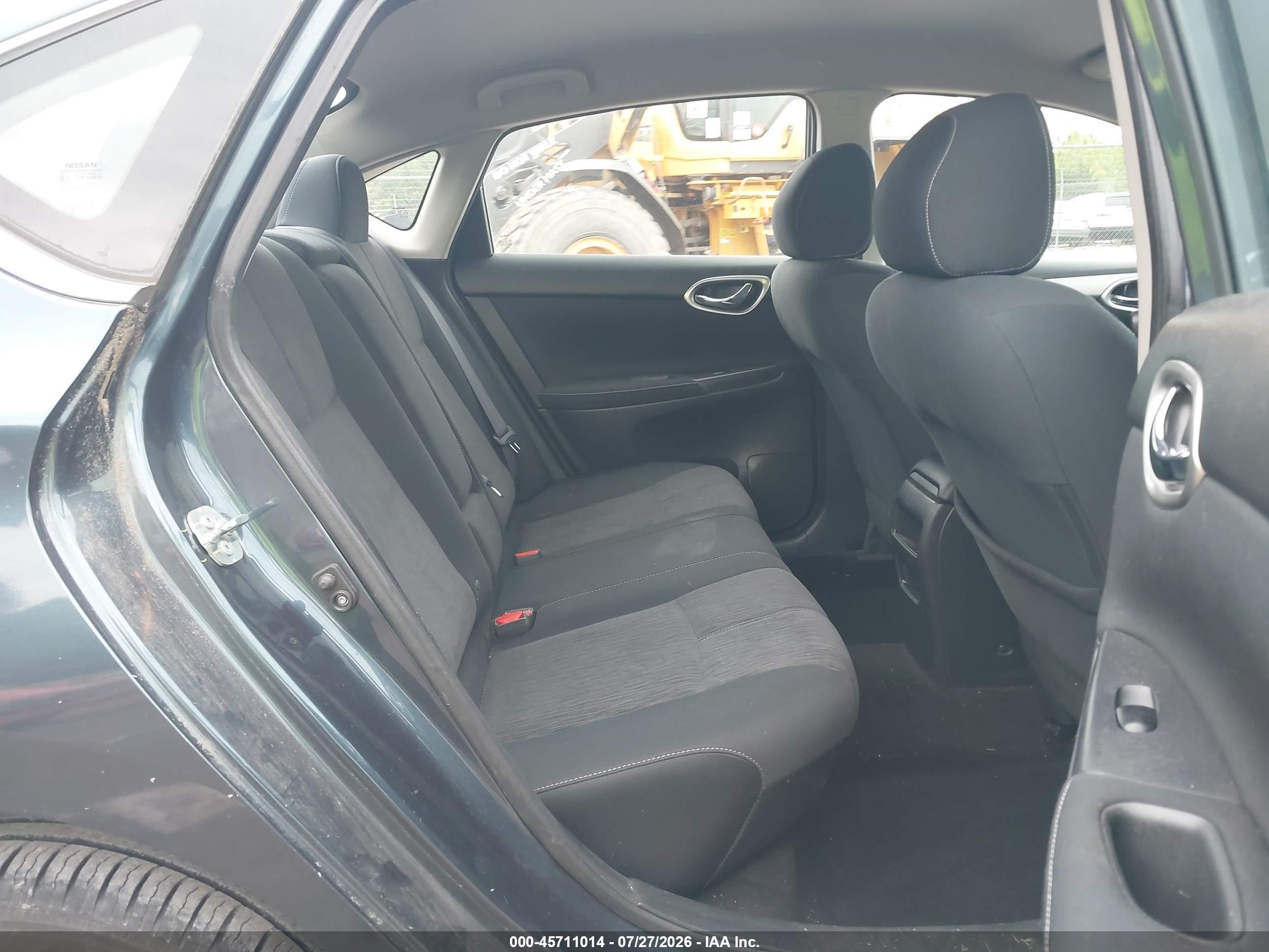 2015 Nissan Sentra Sv Blue vin: 3N1AB7AP3FY263829