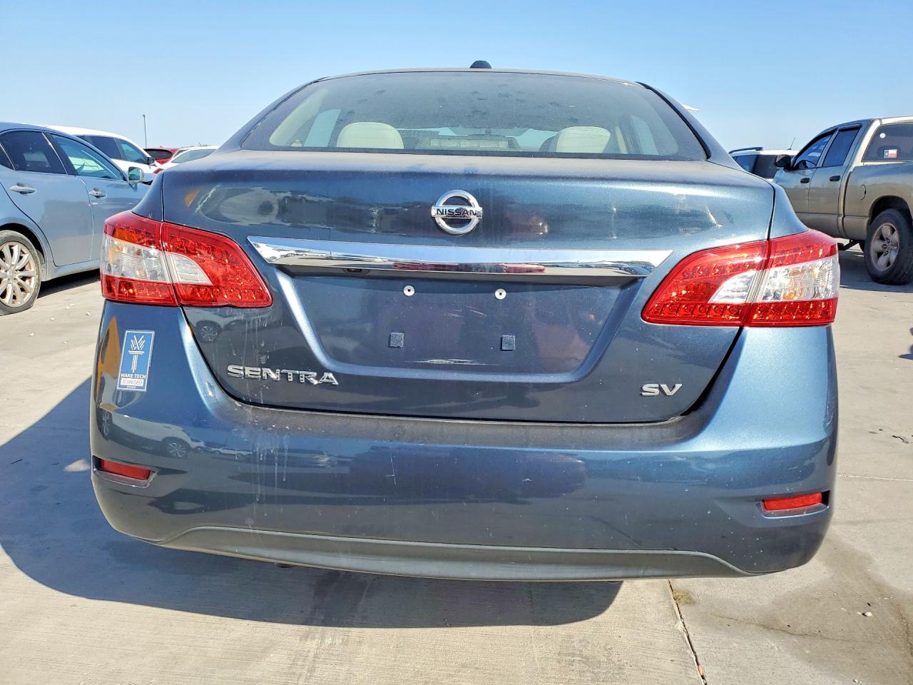 2015 Nissan Sentra Sv Blue vin: 3N1AB7AP3FY270067