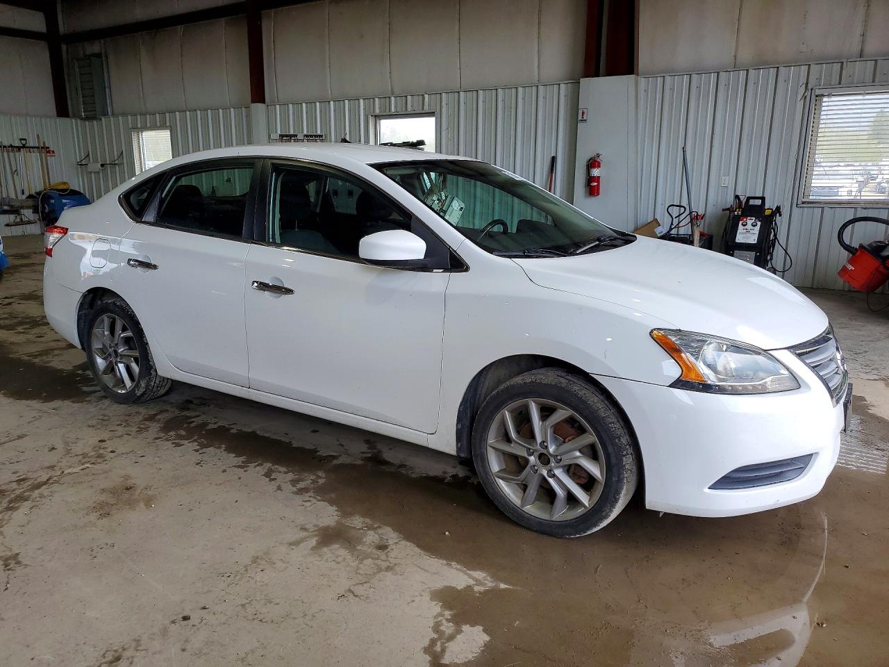 2015 Nissan Sentra Sv White vin: 3N1AB7AP3FY273583