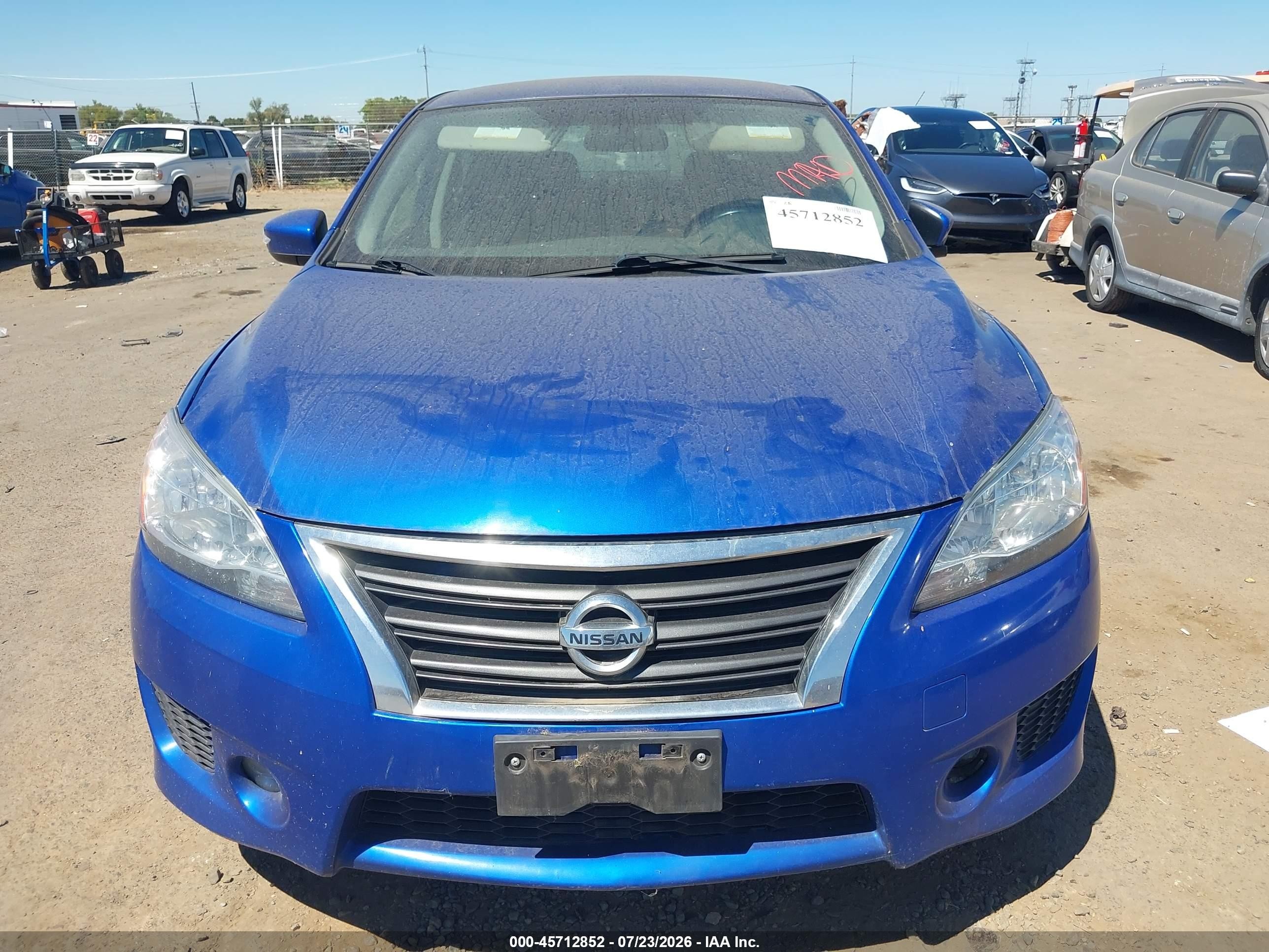 2015 Nissan Sentra Sr Blue vin: 3N1AB7AP3FY275088