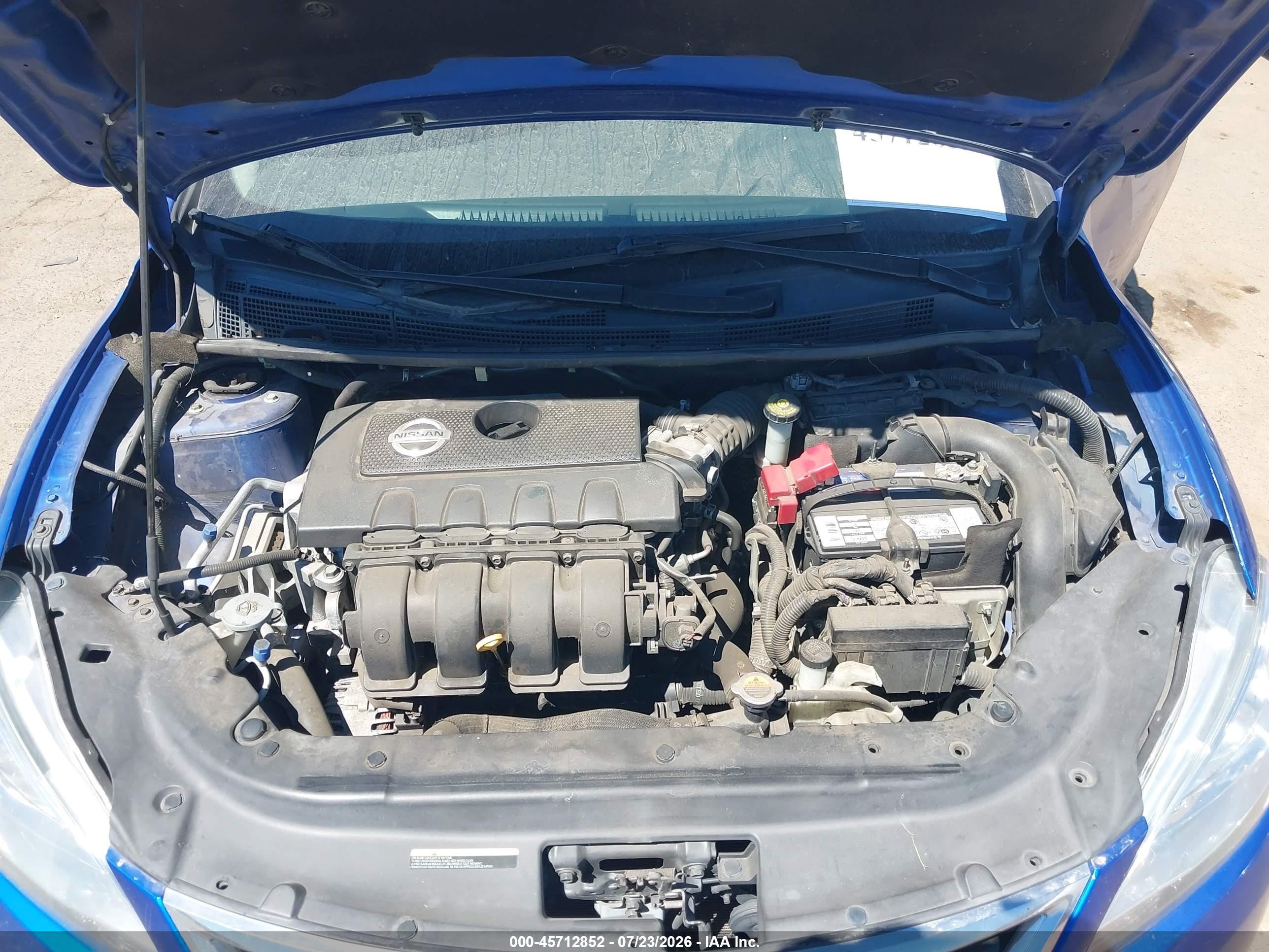 2015 Nissan Sentra Sr Blue vin: 3N1AB7AP3FY275088