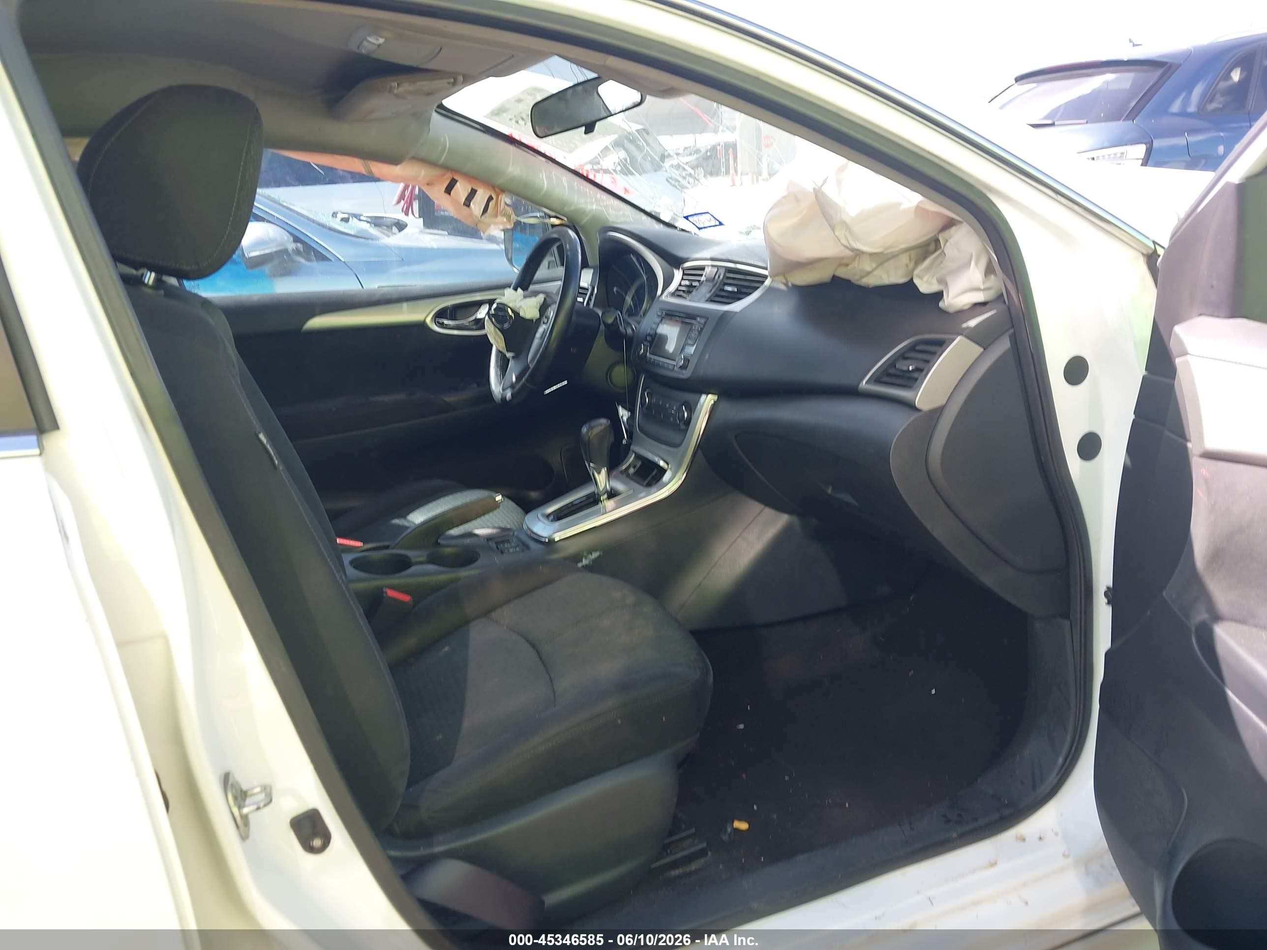 2015 Nissan Sentra Sr White vin: 3N1AB7AP3FY276015
