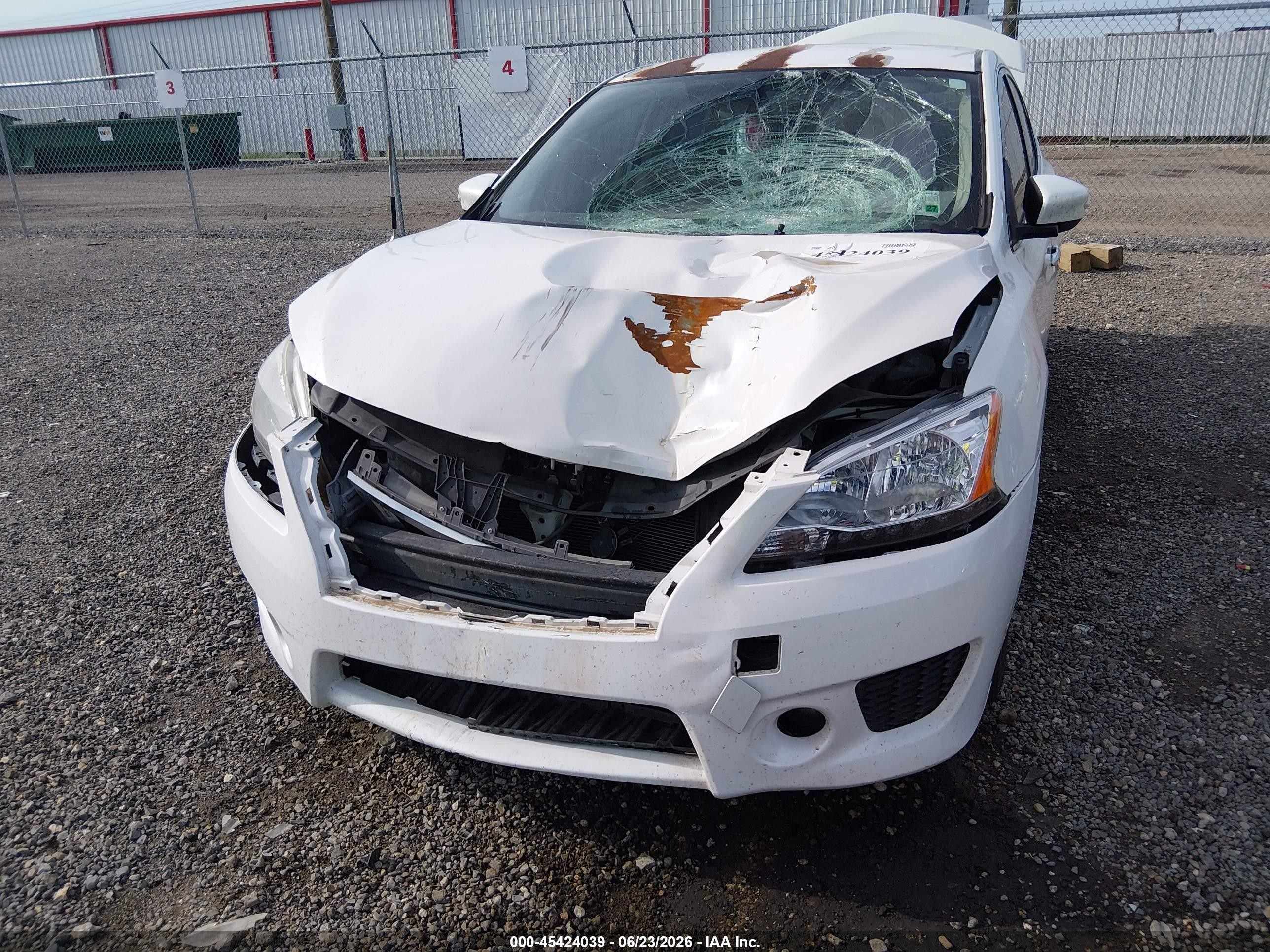 2015 Nissan Sentra Sr White vin: 3N1AB7AP3FY276466
