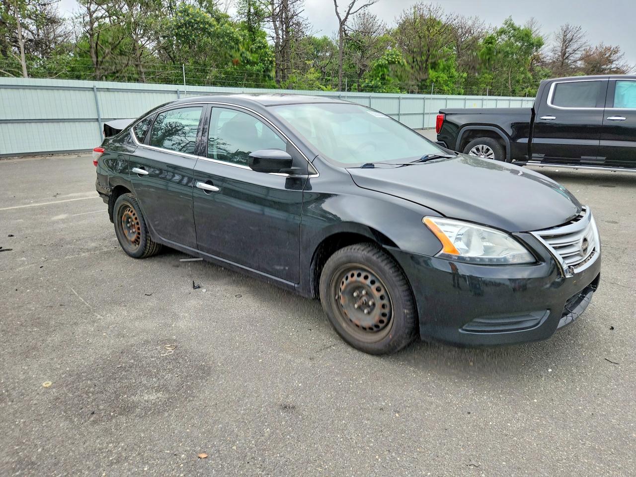 2015 Nissan Sentra S Black vin: 3N1AB7AP3FY283191