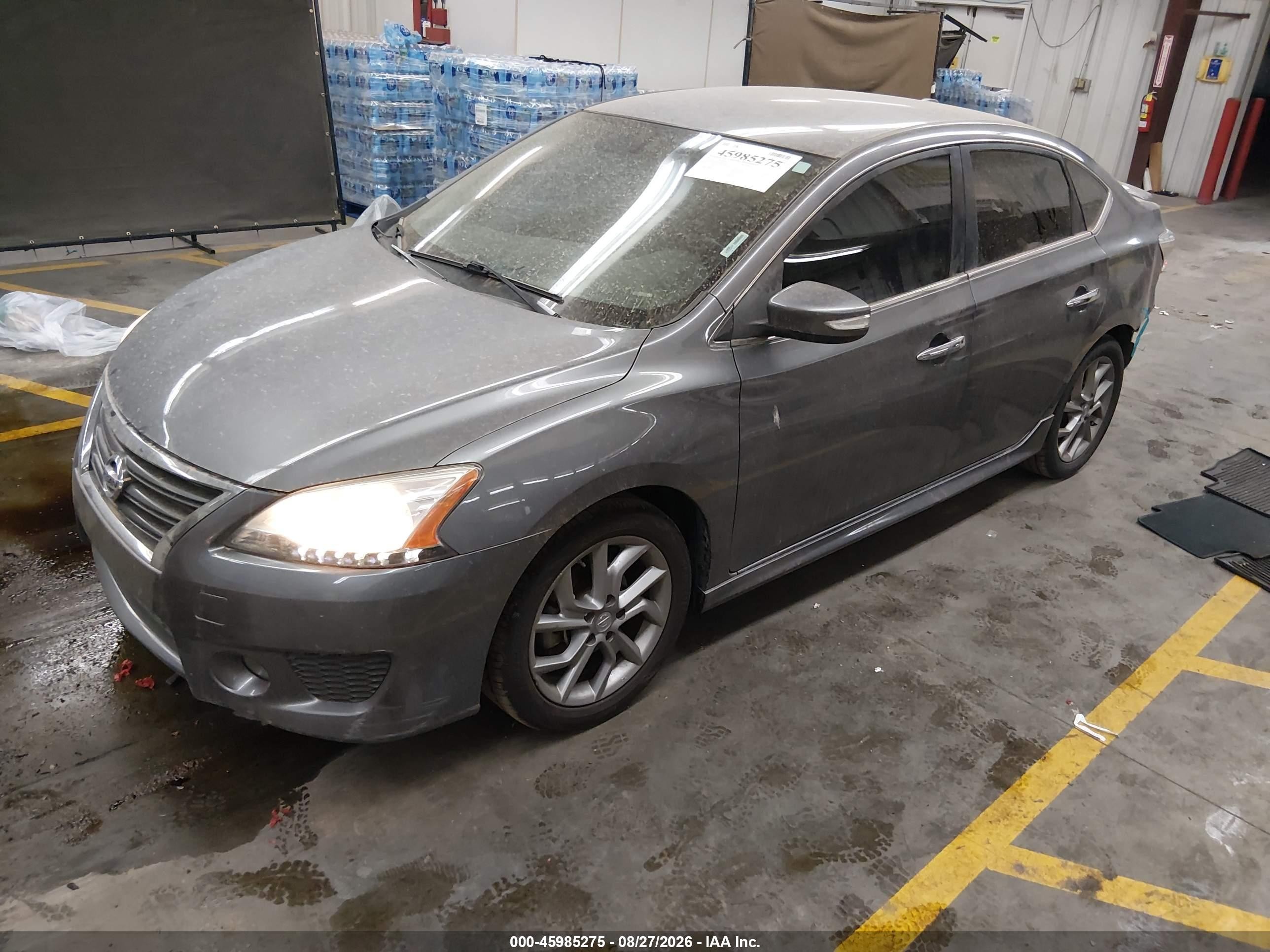 2015 Nissan Sentra Sr Gray vin: 3N1AB7AP3FY285166