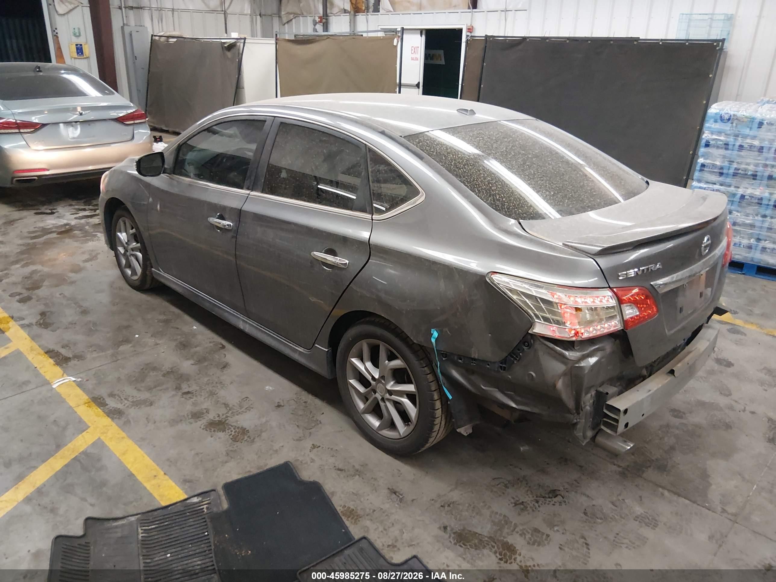 2015 Nissan Sentra Sr Gray vin: 3N1AB7AP3FY285166