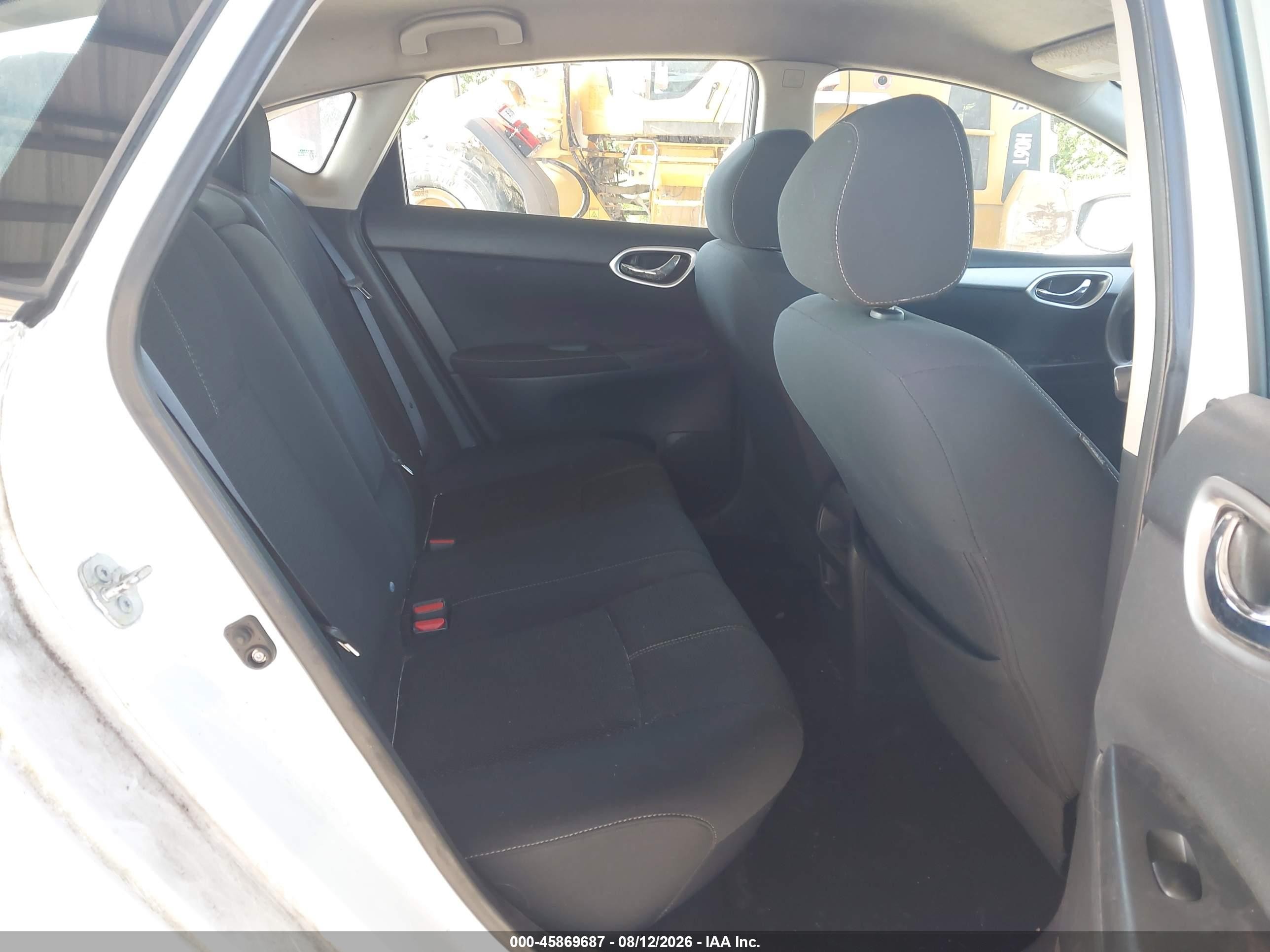 2015 Nissan Sentra S White vin: 3N1AB7AP3FY285376