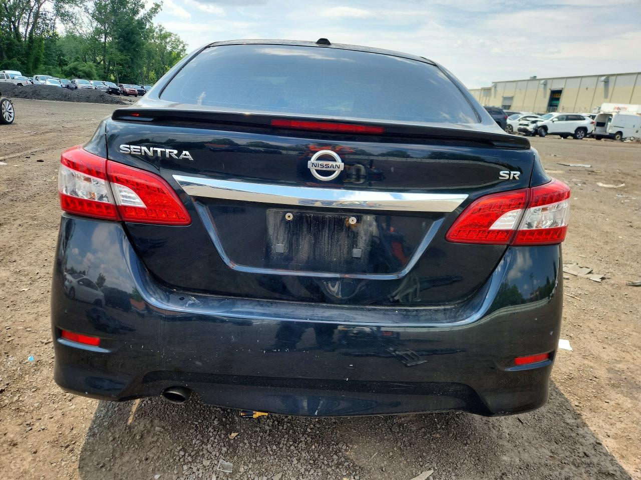 2015 Nissan Sentra Sr Black vin: 3N1AB7AP3FY285412