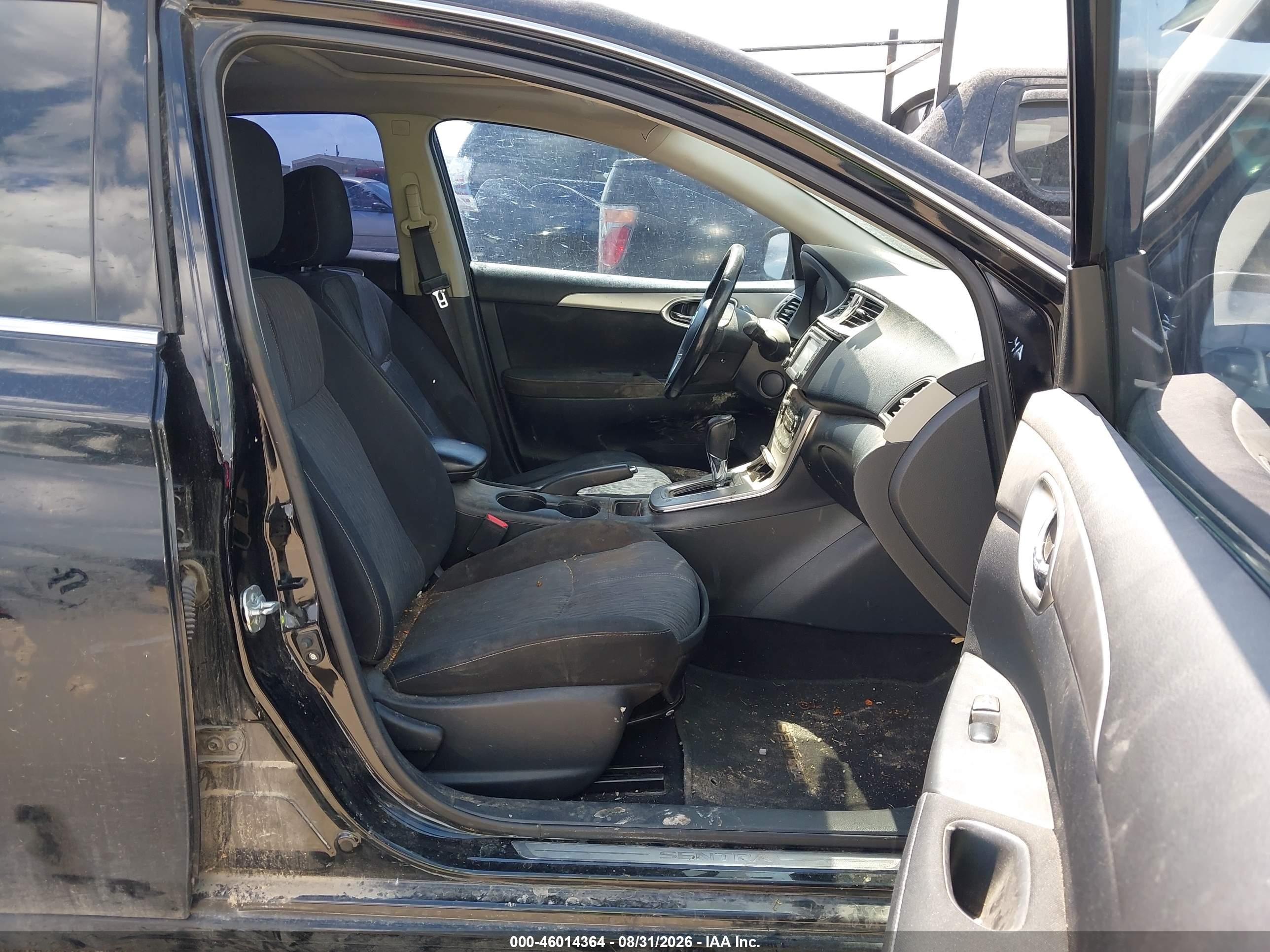 2015 Nissan Sentra Sv Black vin: 3N1AB7AP3FY285653