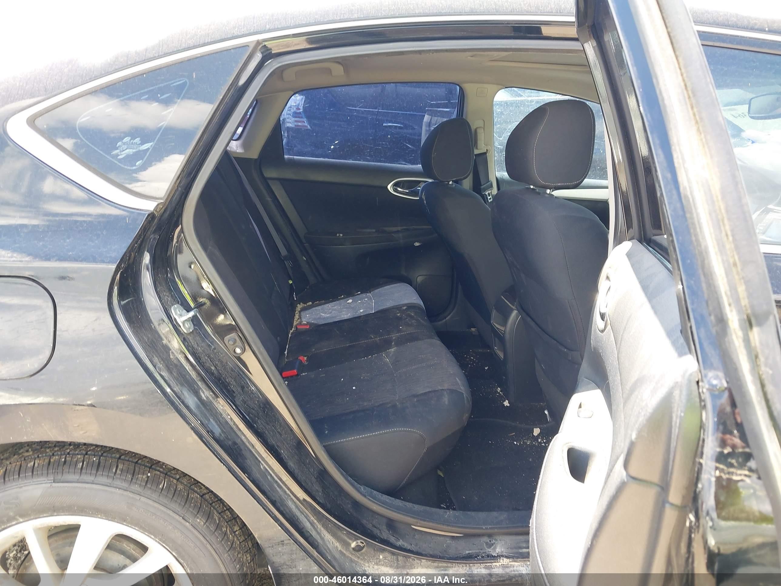 2015 Nissan Sentra Sv Black vin: 3N1AB7AP3FY285653