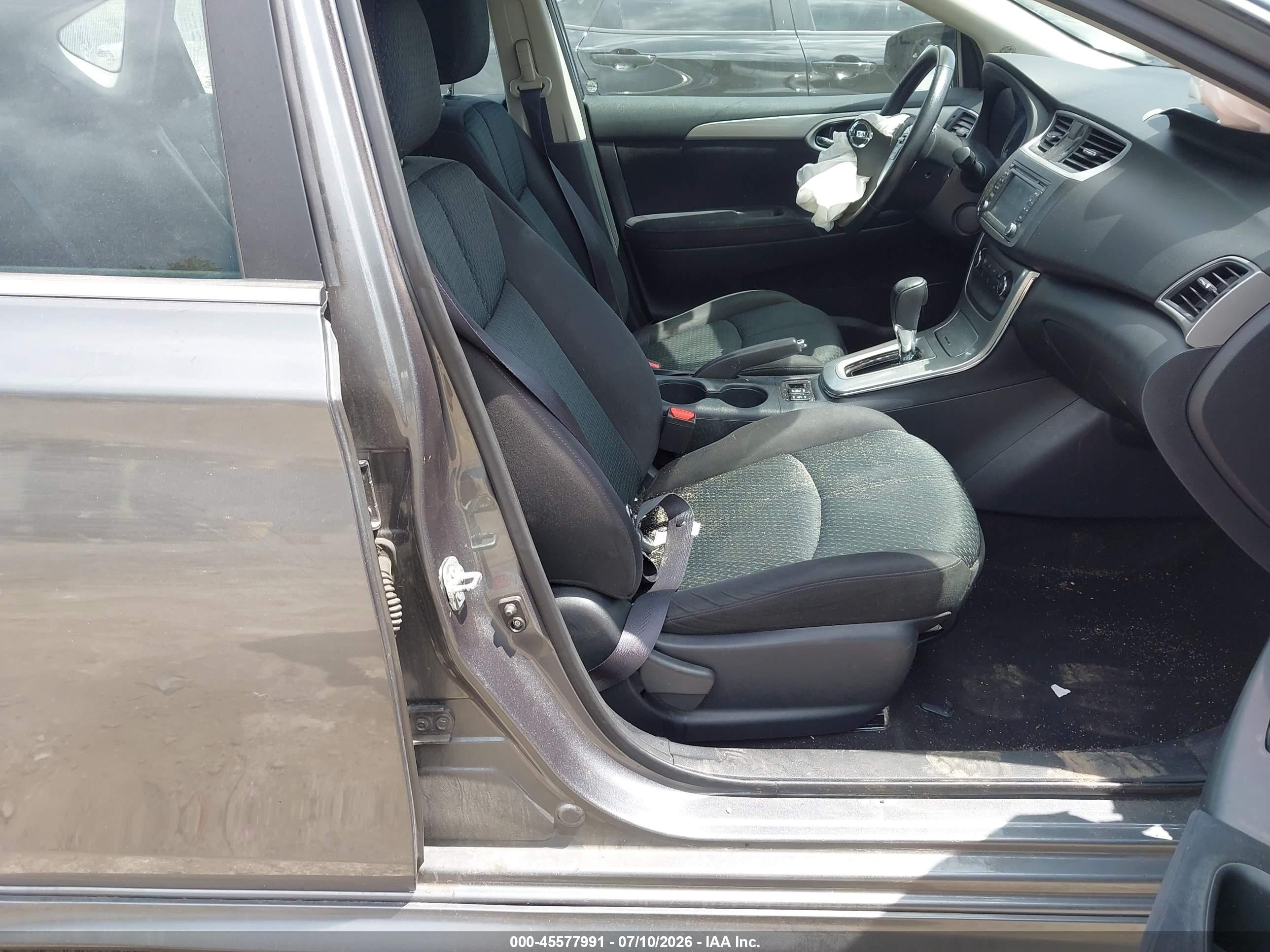 2015 Nissan Sentra Sr Gray vin: 3N1AB7AP3FY293039